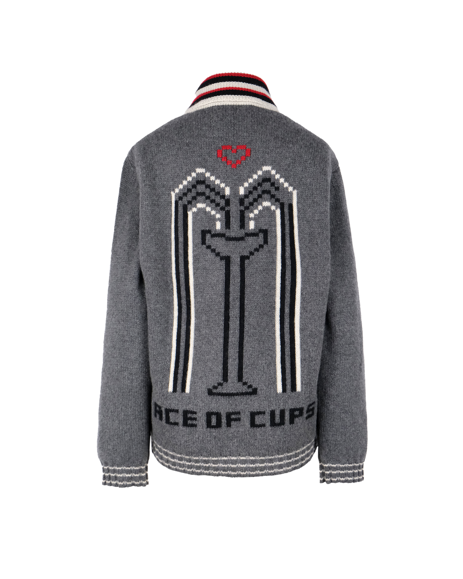 ACE OF CUP CARDIGAN GREY