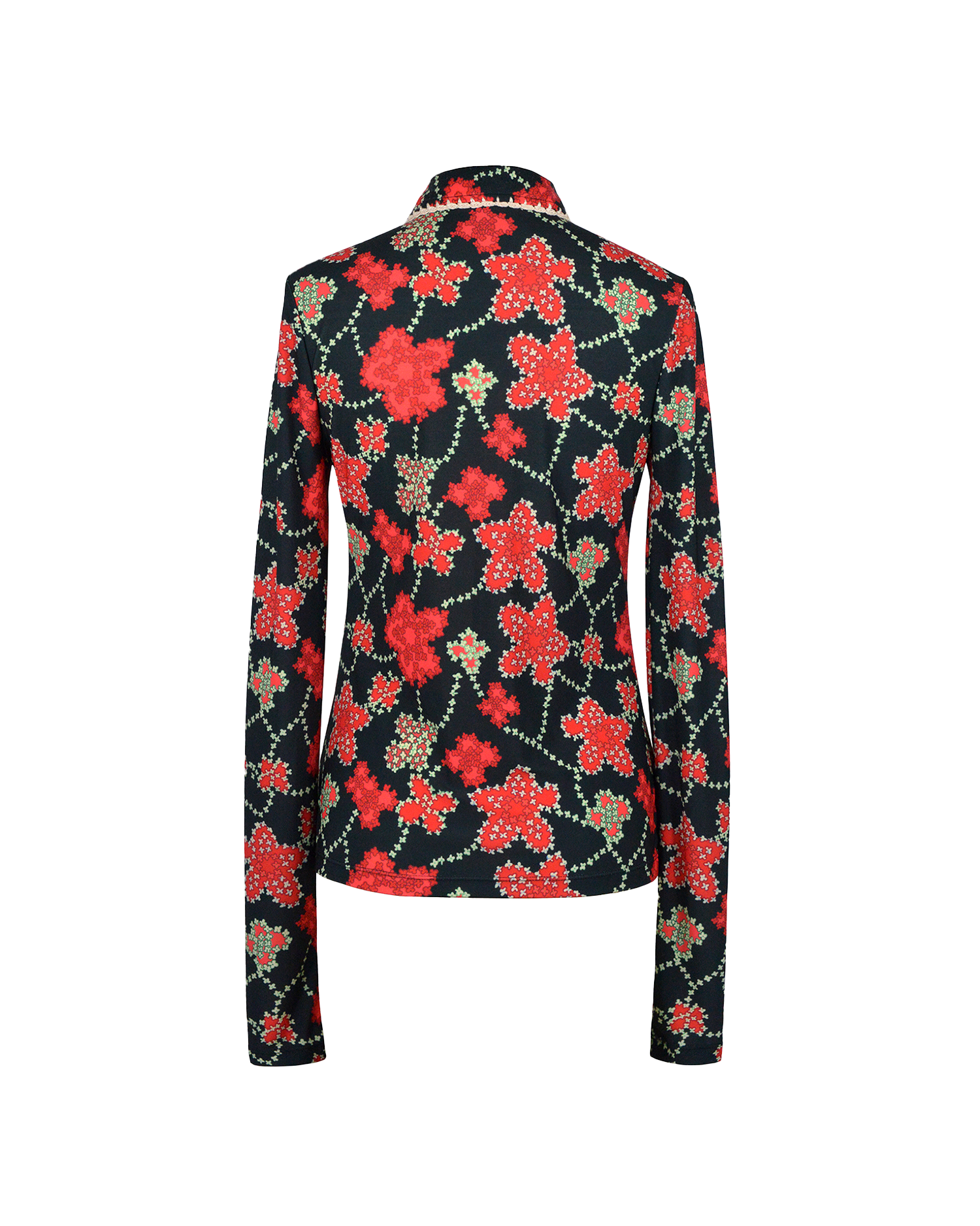 ALICE SHIRT - MIAMI BLACK PRINT