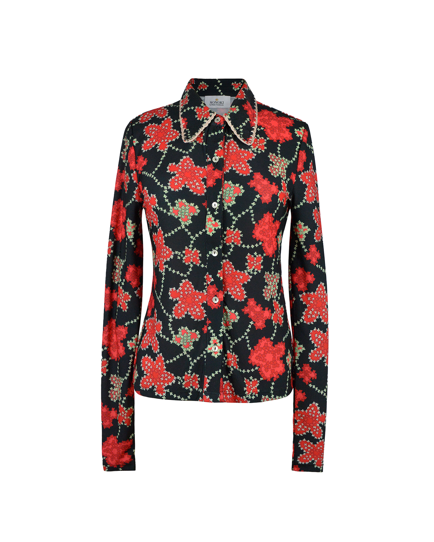 ALICE SHIRT - MIAMI BLACK PRINT