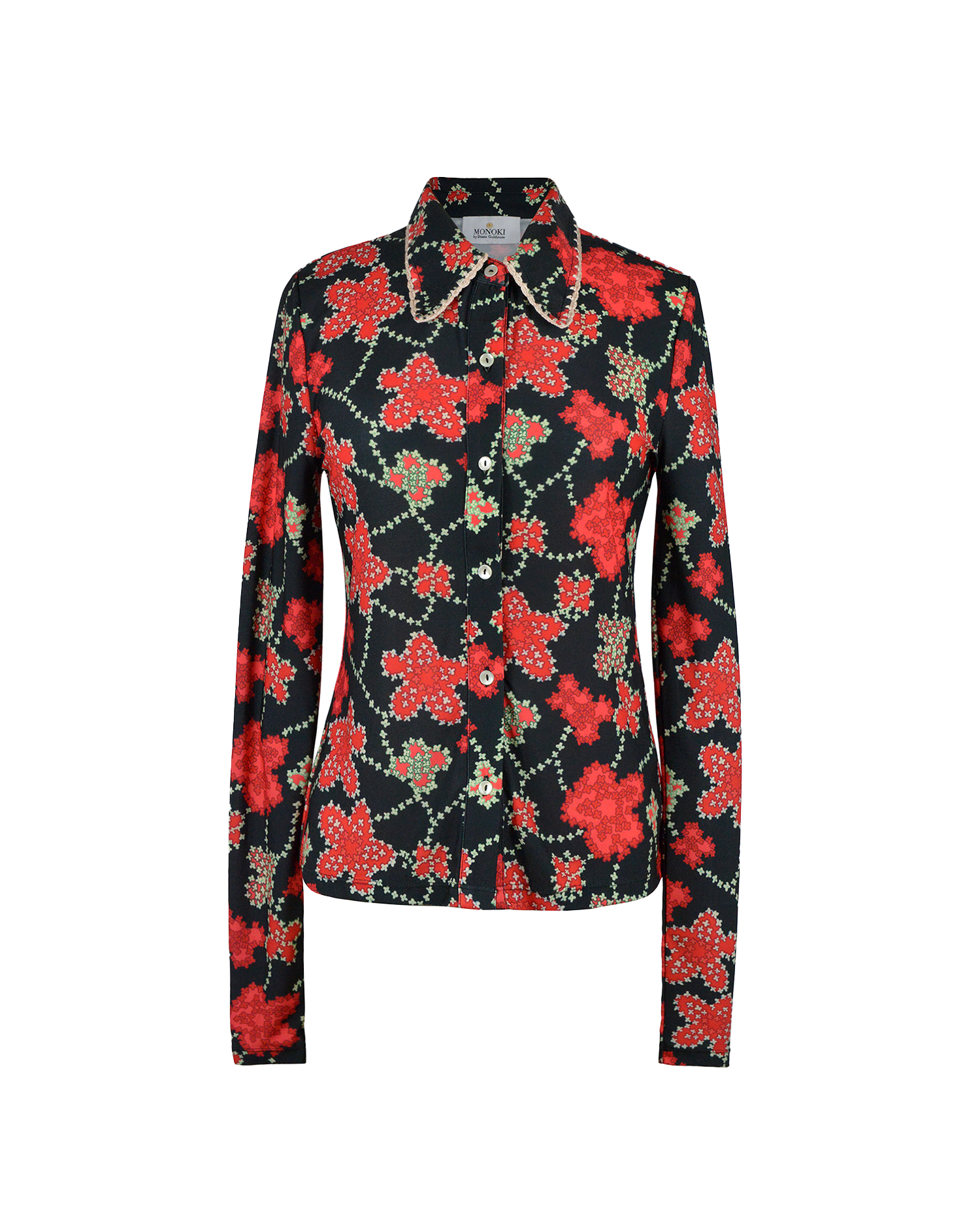 ALICE SHIRT - MIAMI BLACK PRINT
