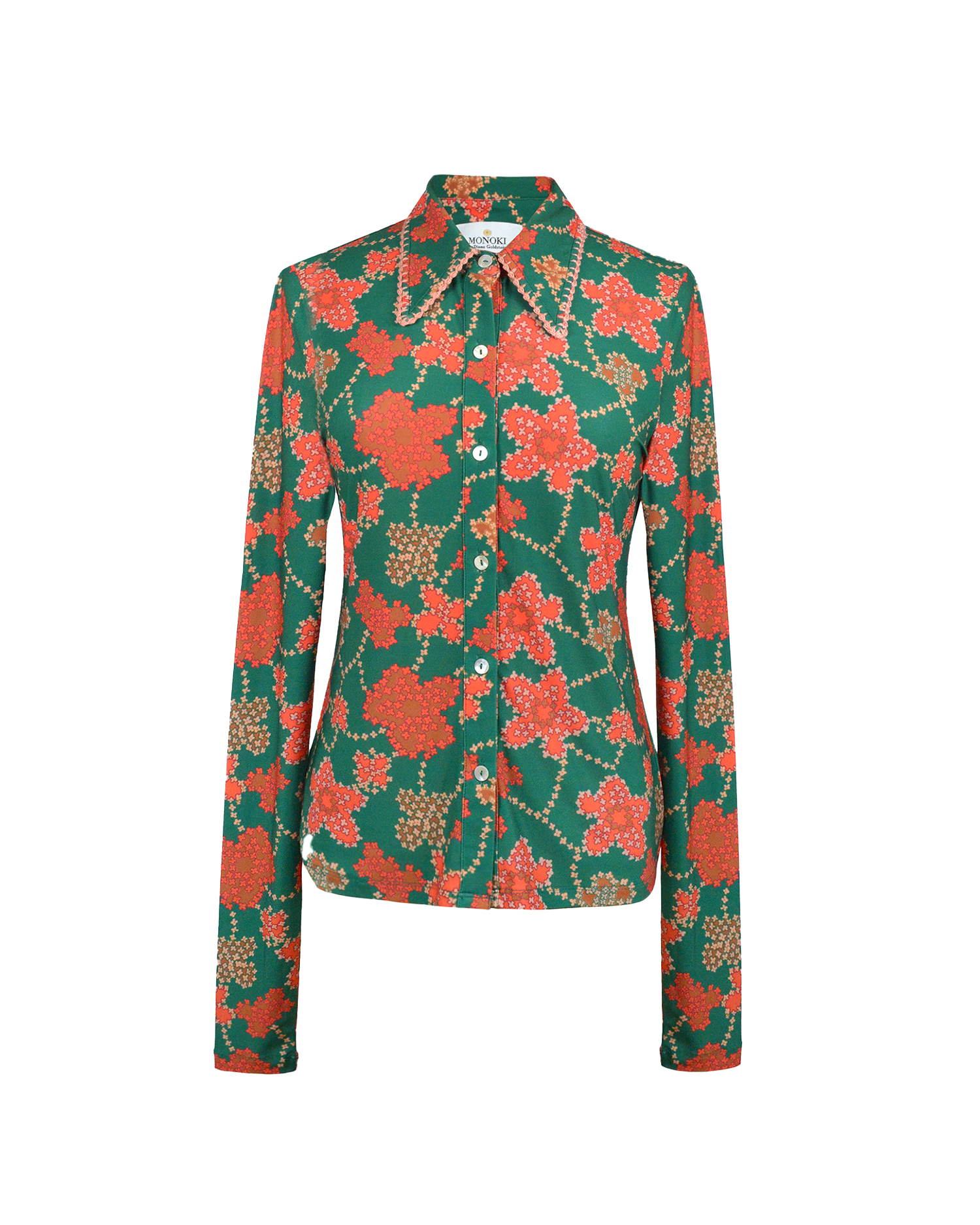 ALICE SHIRT - MIAMI GREEN PRINT