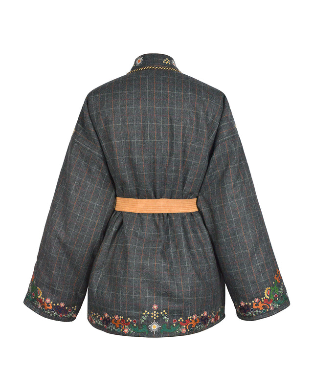 ARABESQUE KIMONO - GREY