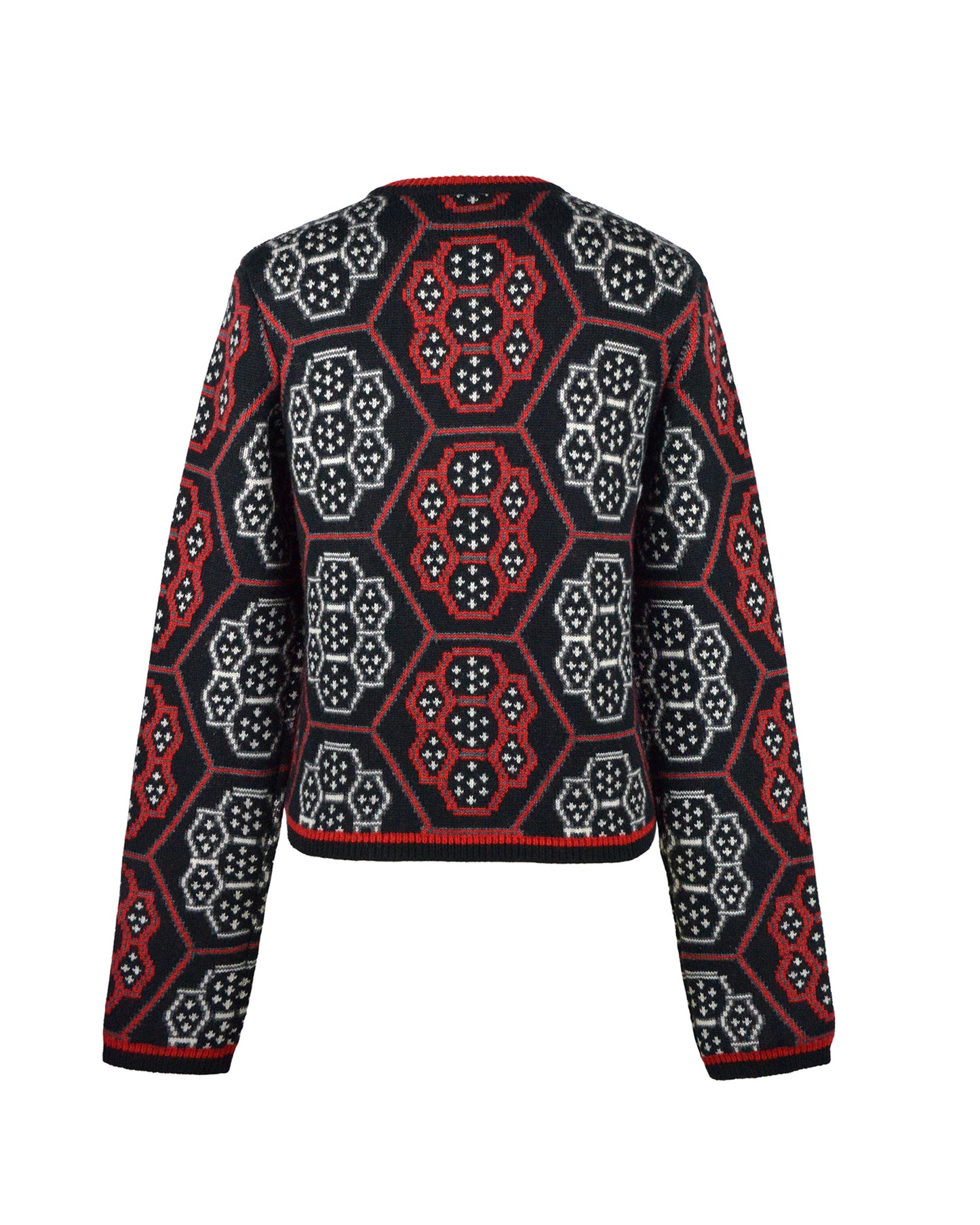 BABY KALE CARDIGAN - RED