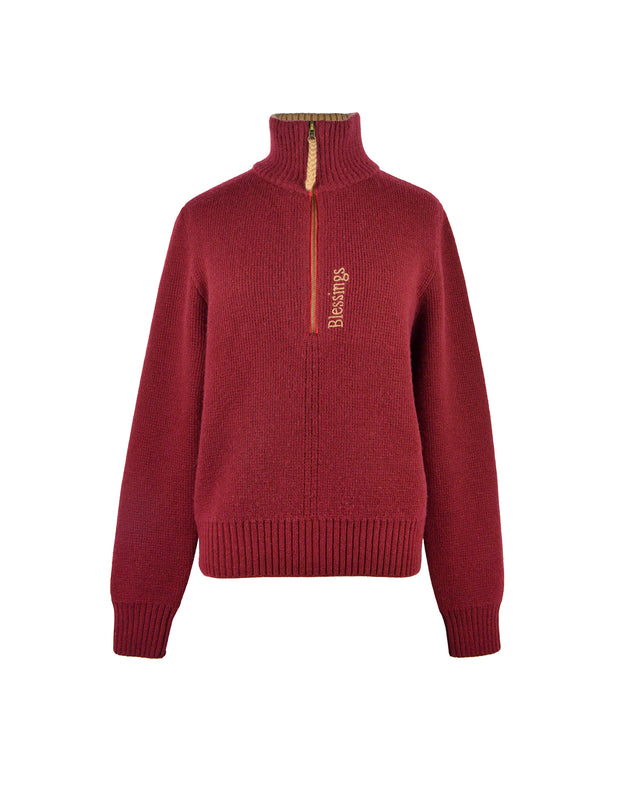 TRUCK SWEATER - BURGUNDY