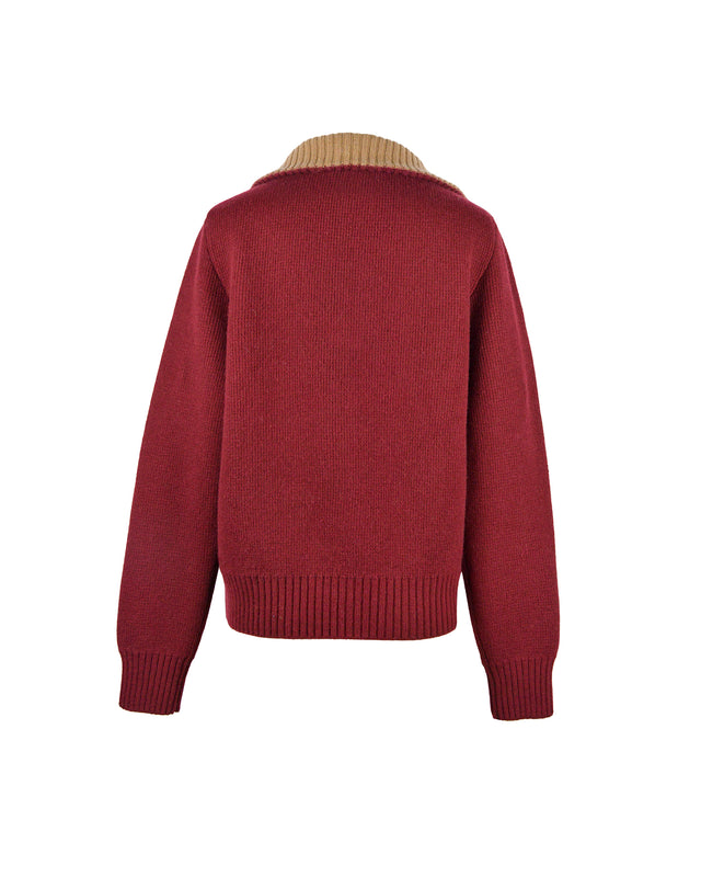 TRUCK SWEATER - BURGUNDY
