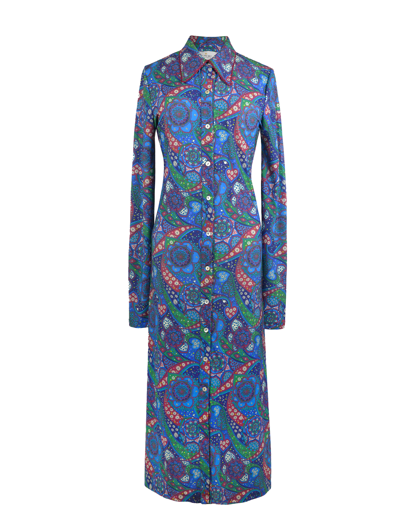 ALICE DRESS - WONDERLAND PURPLE PRINT