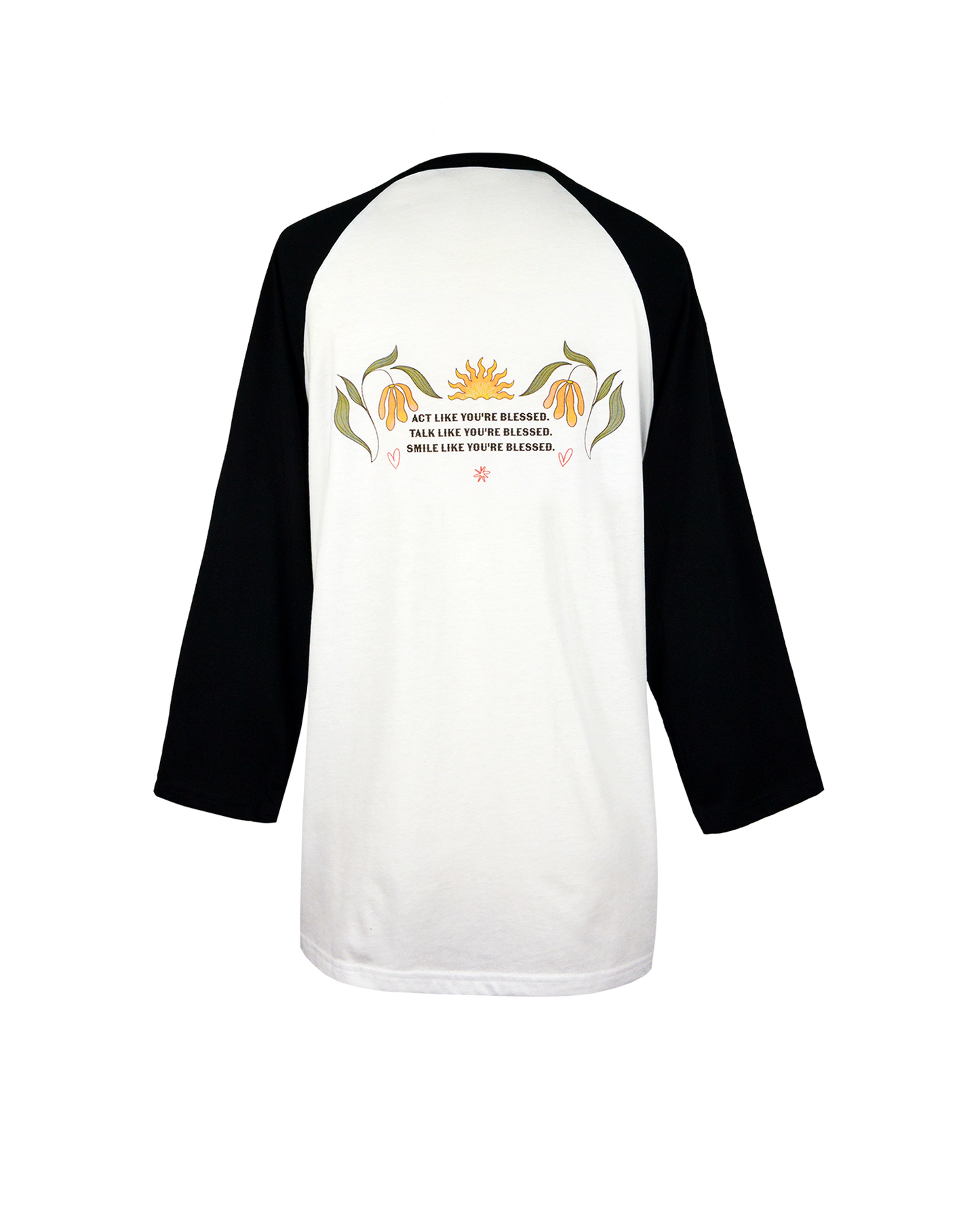 BASEBALL TEE RADIATE LOVE - BLACK