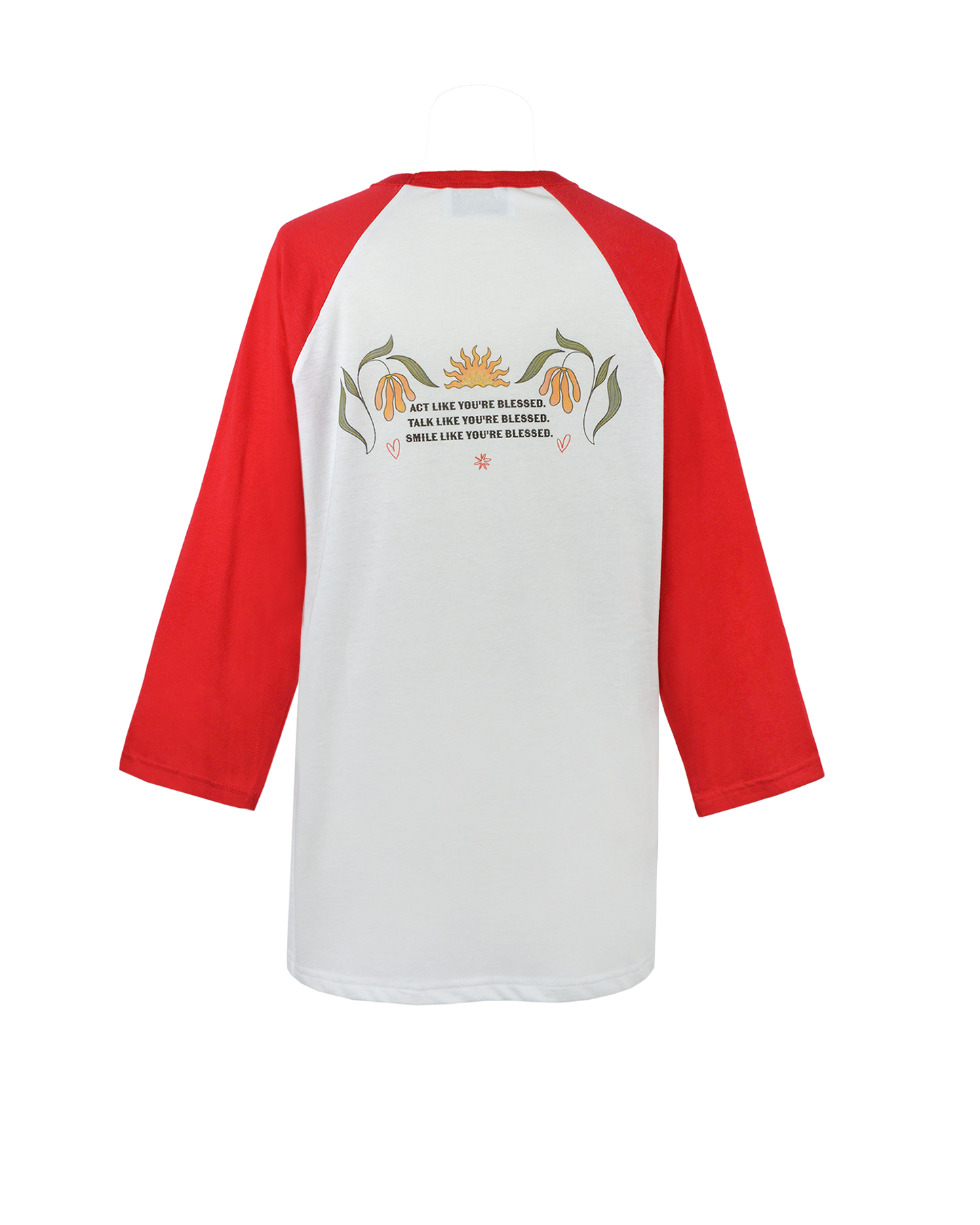 BASEBALL TEE RADIATE LOVE - RED