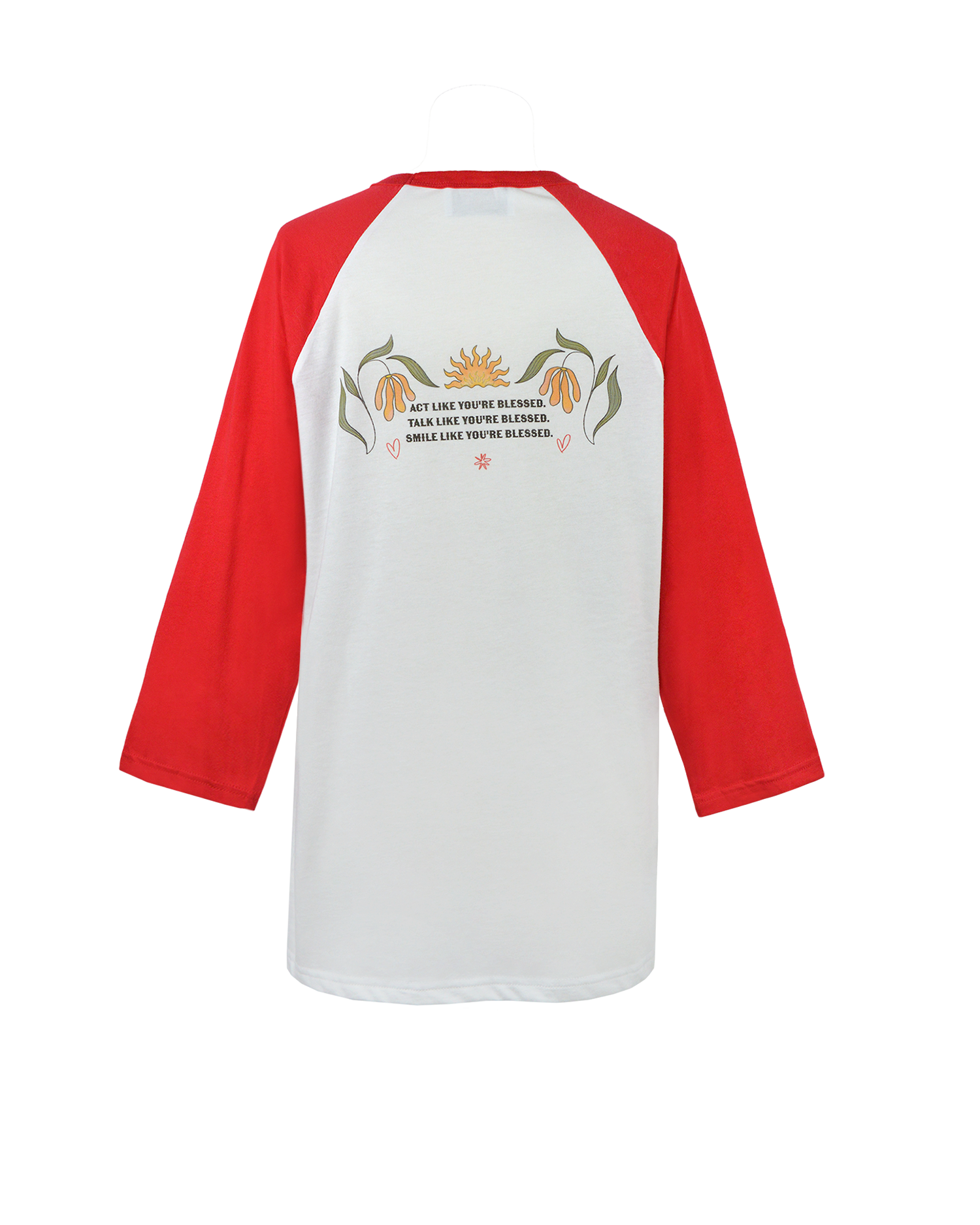 BASEBALL TEE RADIATE LOVE - RED
