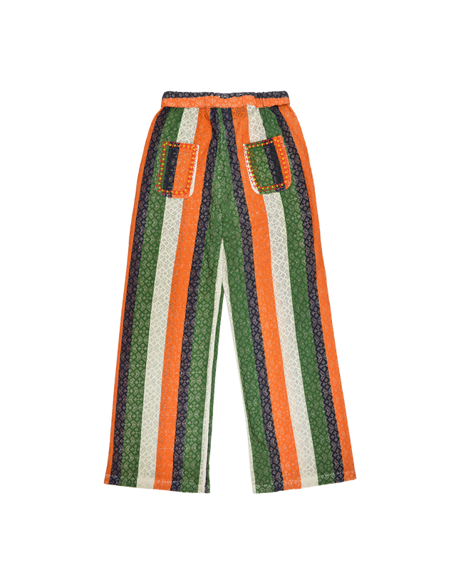 ZUMBA PANTS - GREEN ORANGE