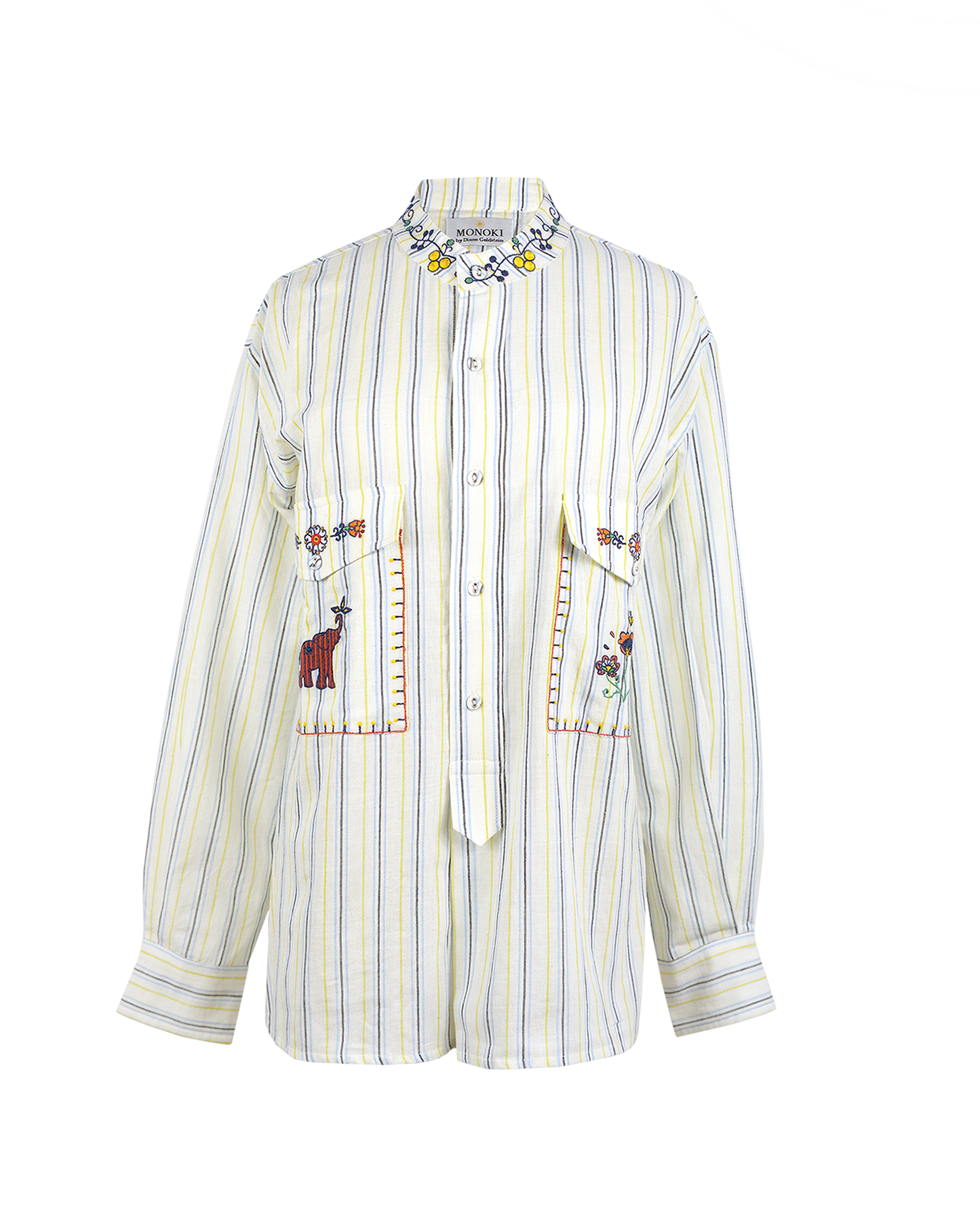 POWER POCKET SHIRT - WHITE STRIPE