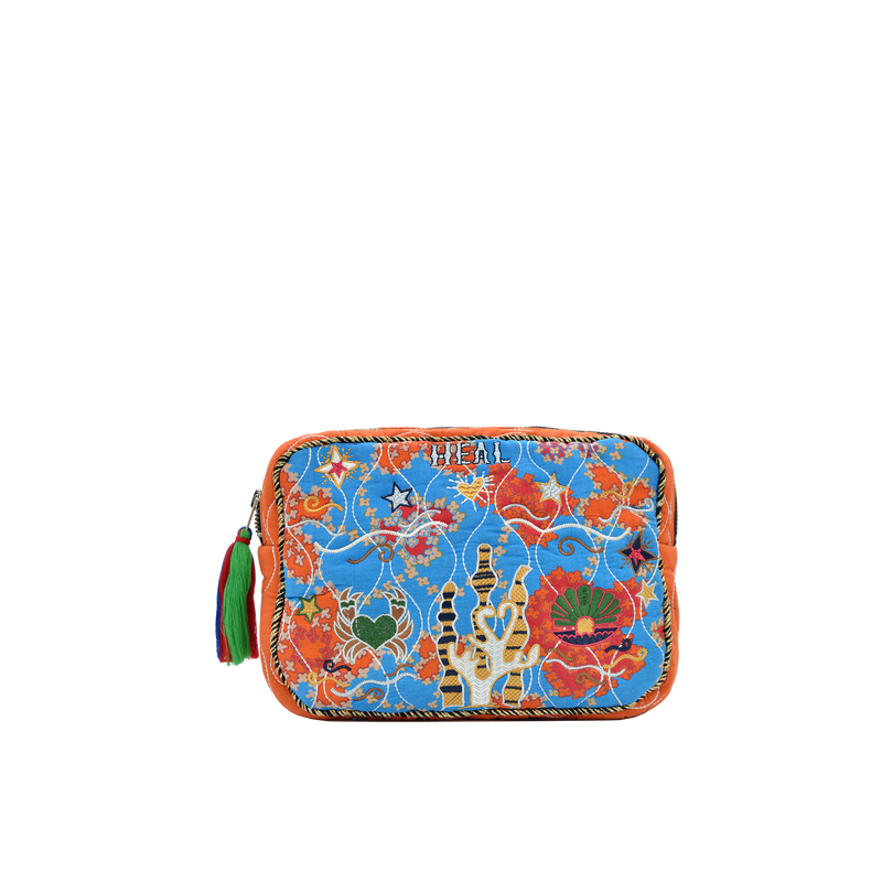MIAMI BIG POUCH - BLUE GREEN