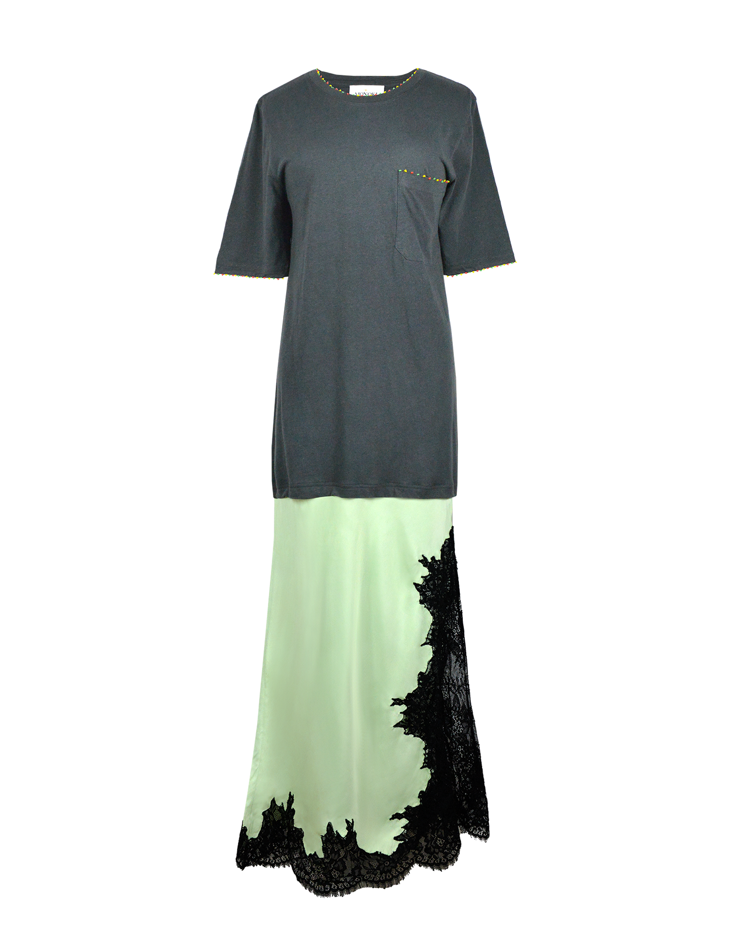 PIZZA DRESS - MINT