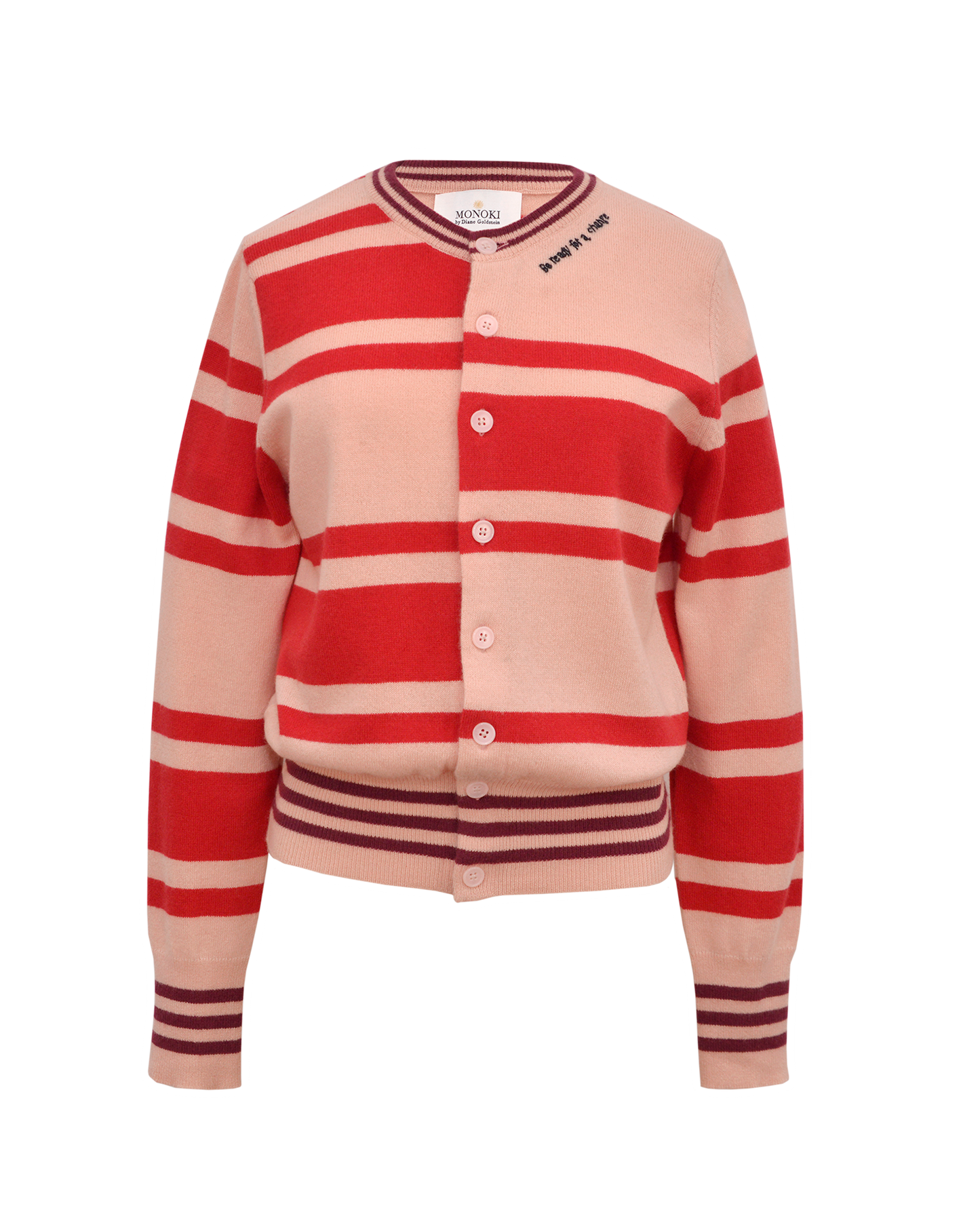 DECALE CARDIGAN - PINK