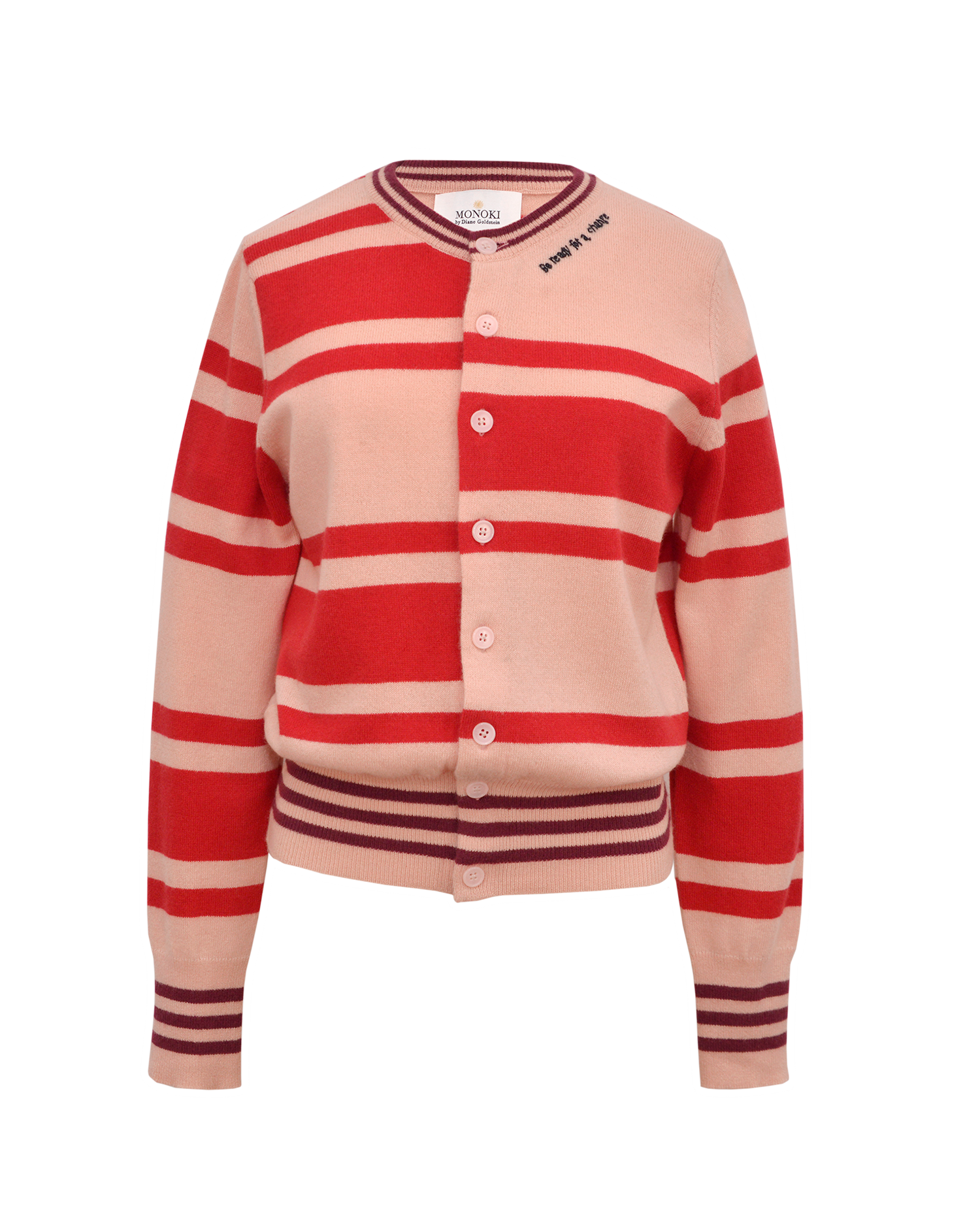 DECALE CARDIGAN - PINK