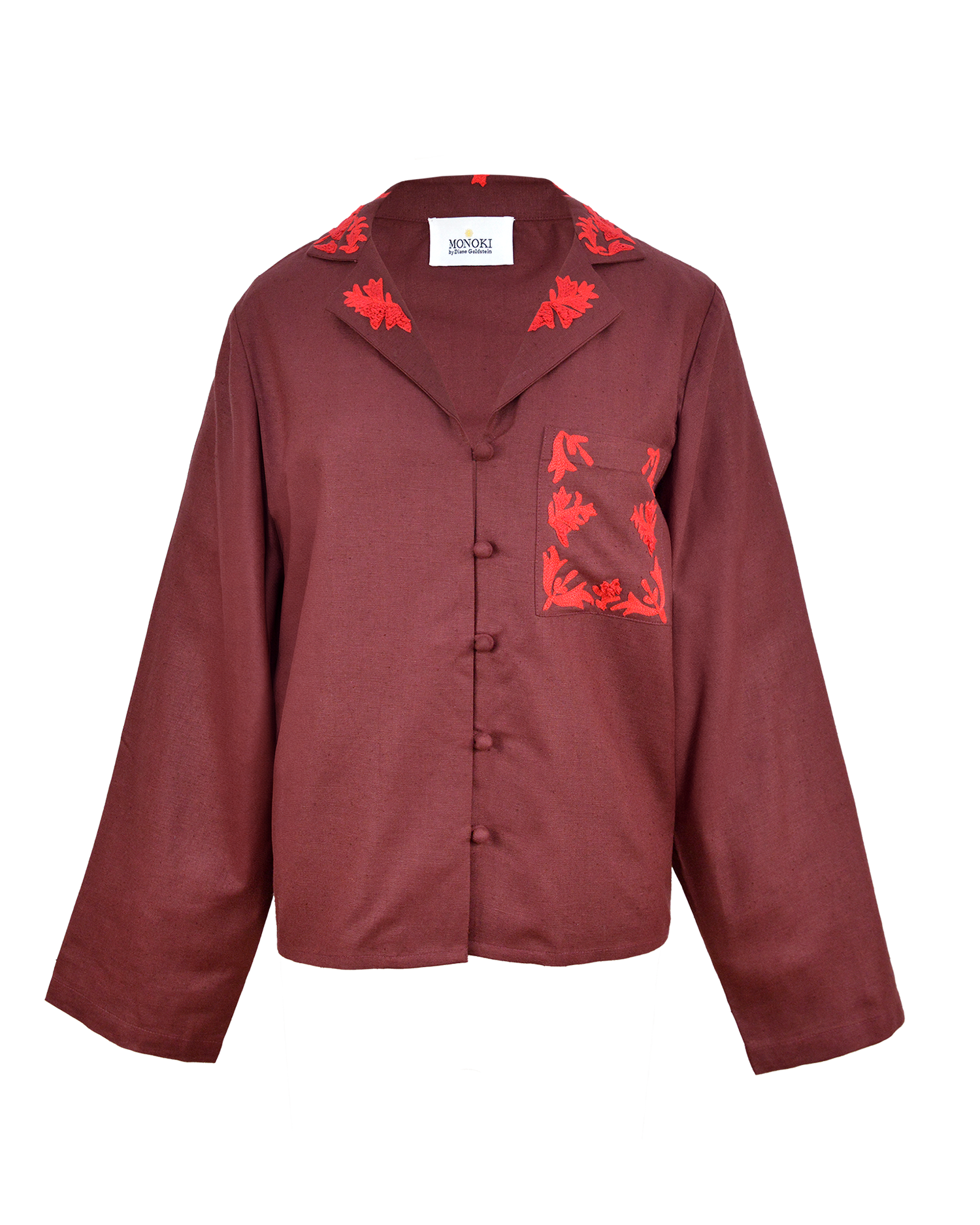 MACHA SHIRT - BURGUNDY