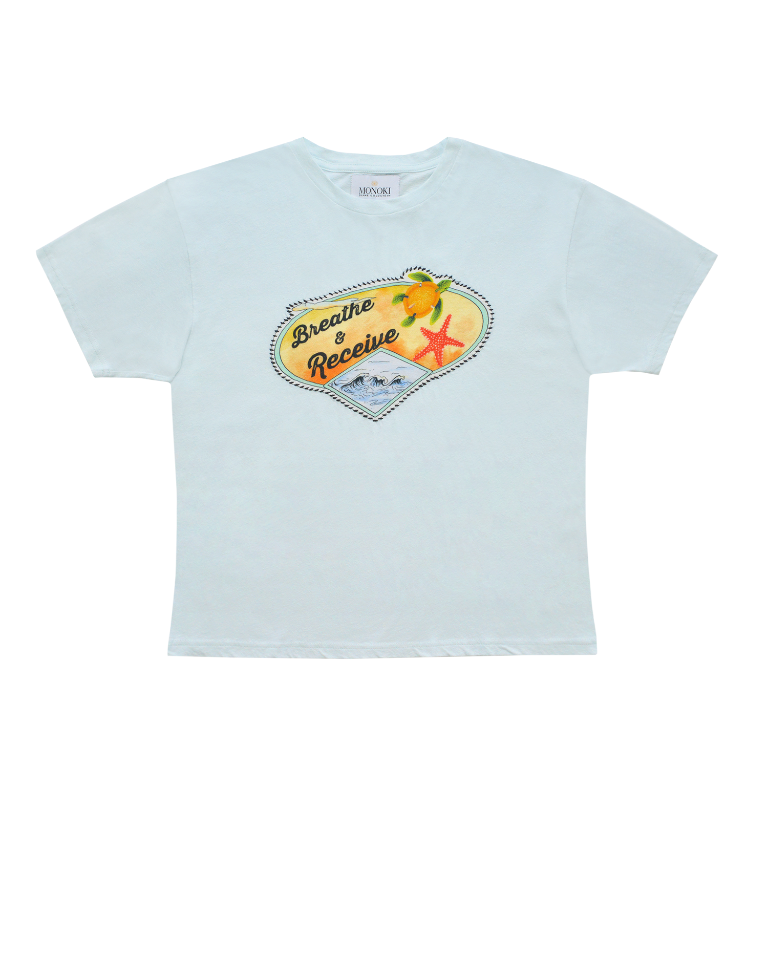BREATHE TEE – LIGHT BLUE