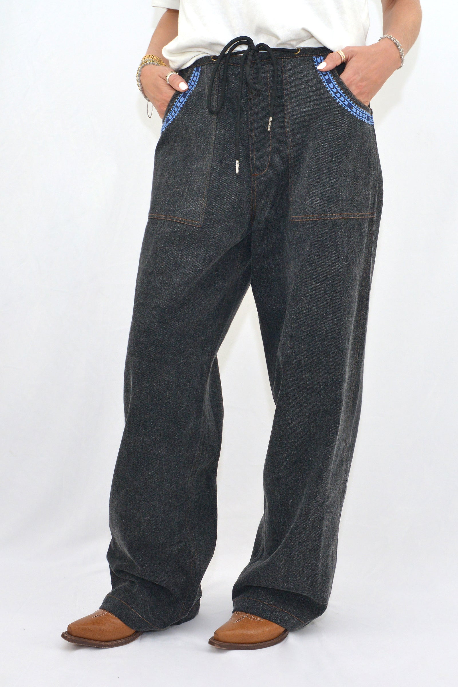 TULUM PANTS - DARK GREY