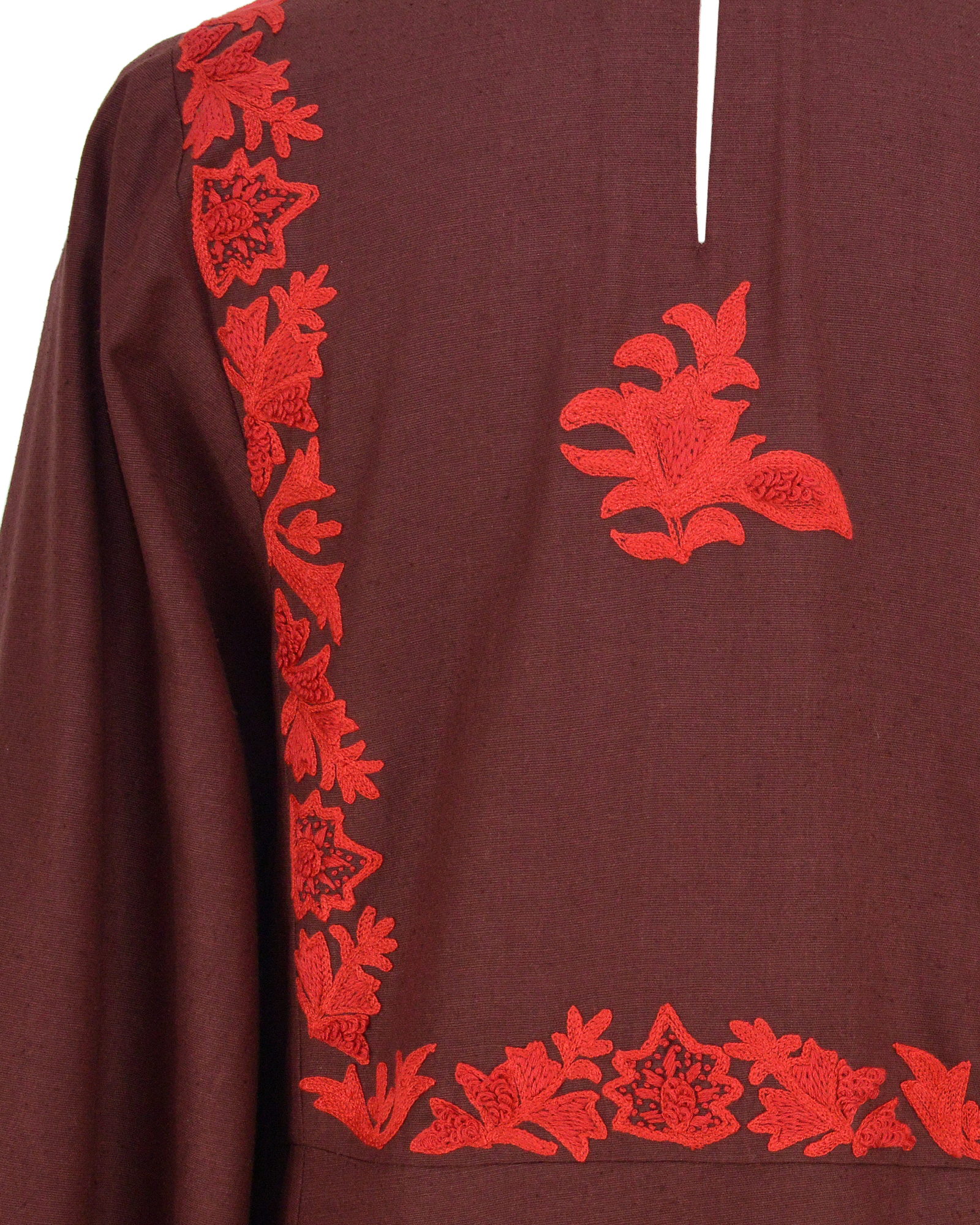MACHA DRESS - BURGUNDY