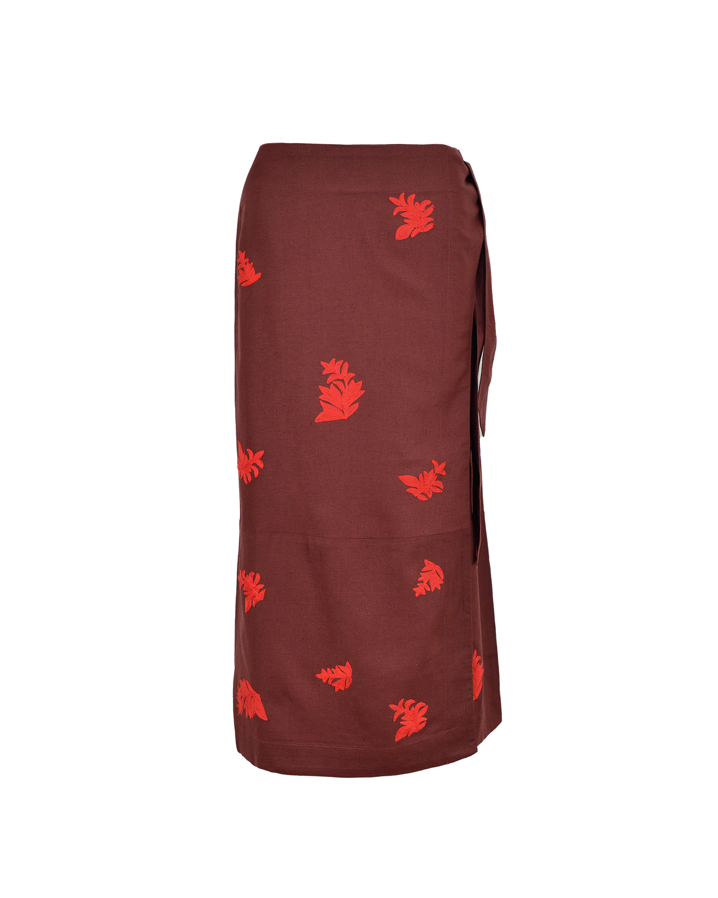 MACHA SKIRT - BURGUNDY
