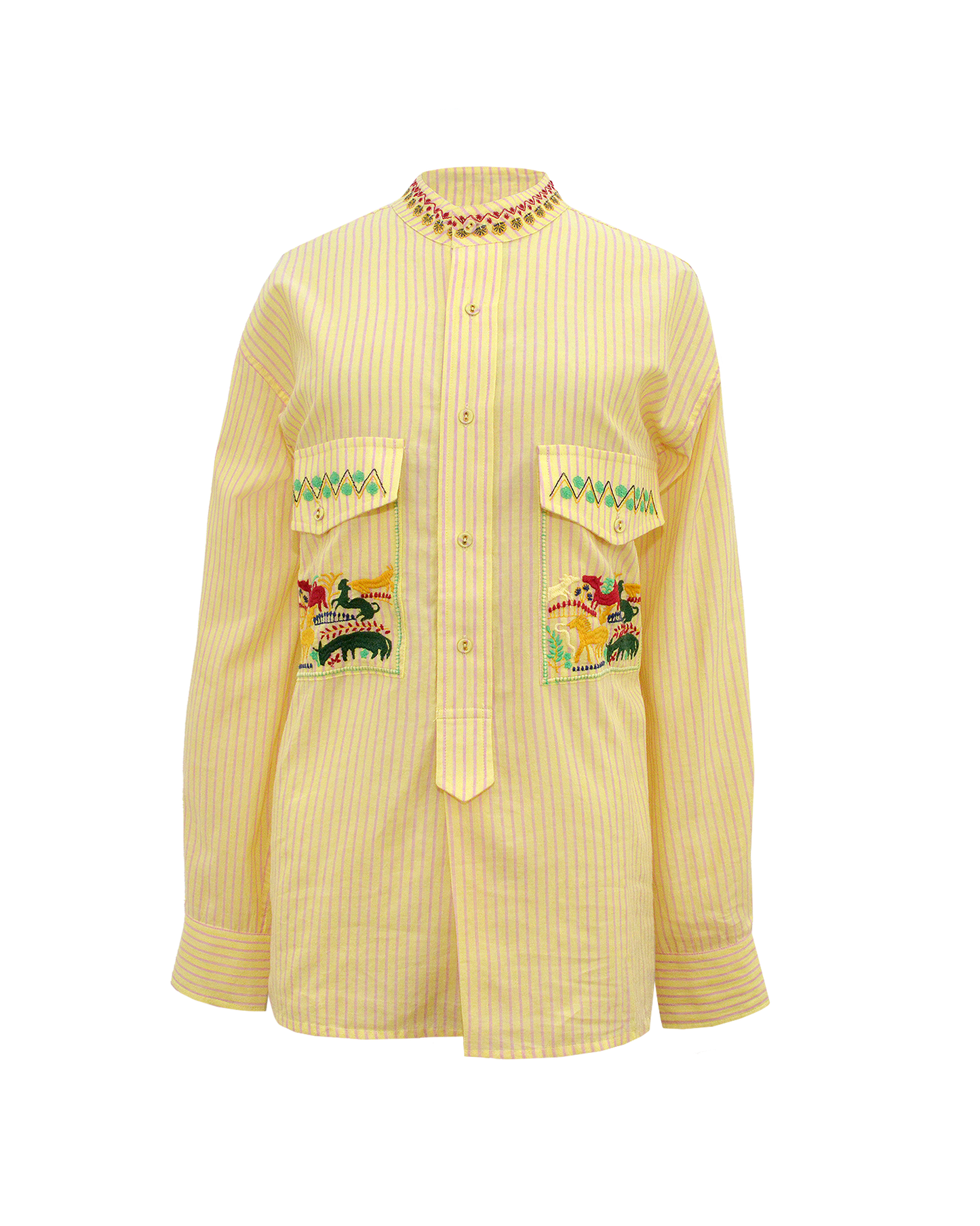EMPOWER SHIRT - YELLOW STRIPE