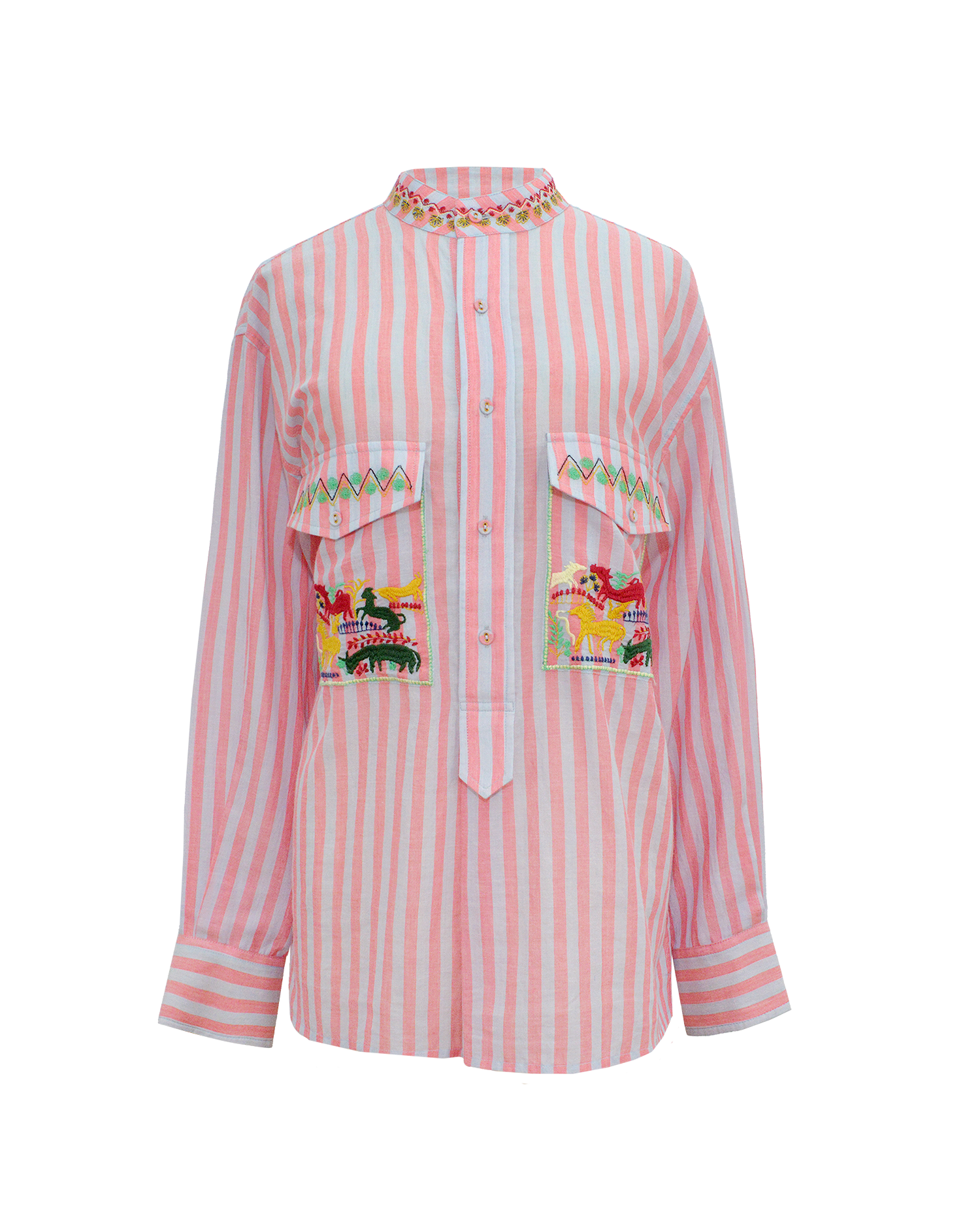 EMPOWER SHIRT - PINK STRIPES