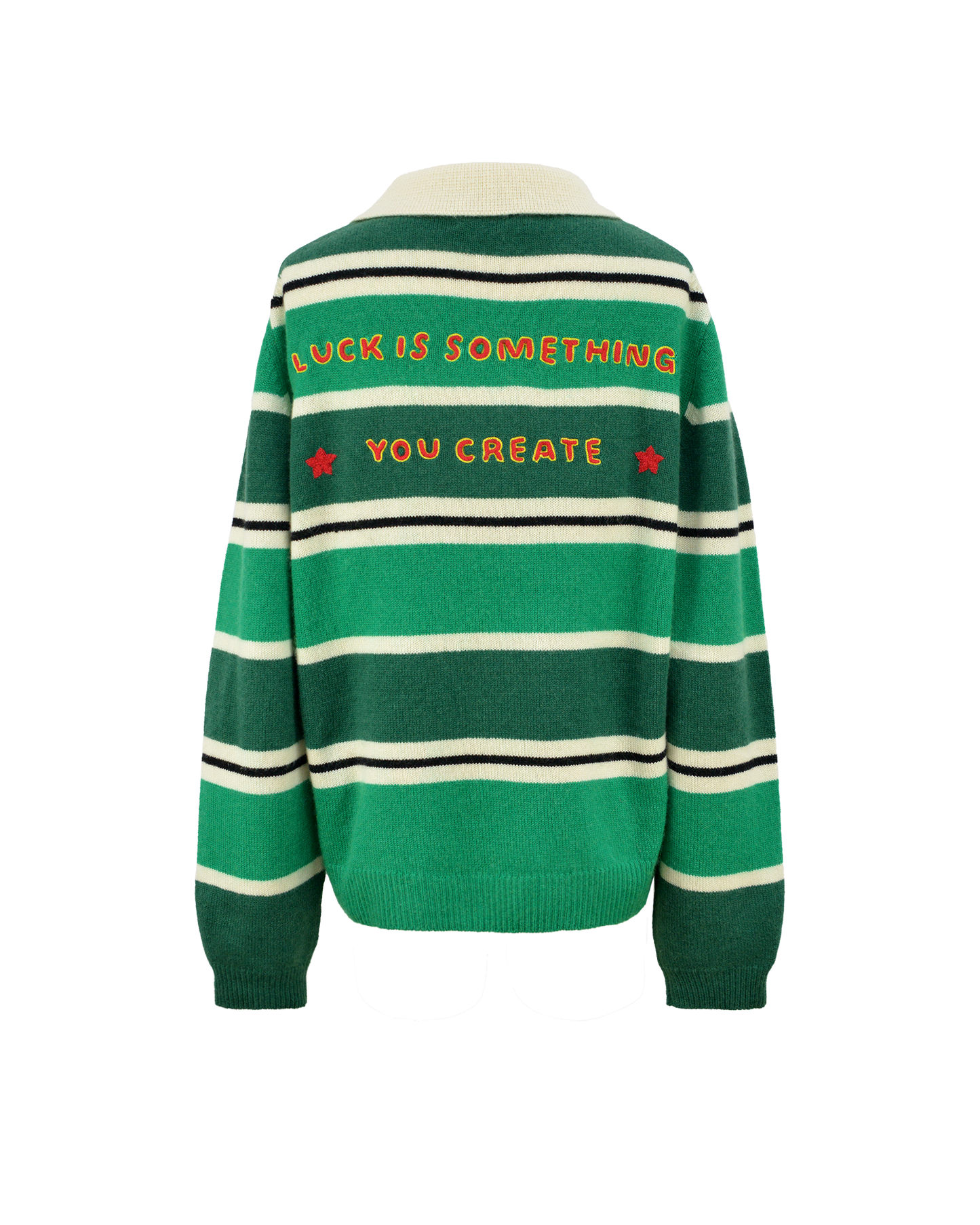 POLO SWEATER - GREEN