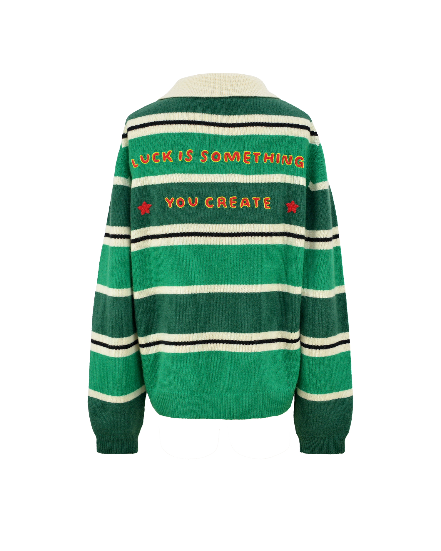 POLO SWEATER - GREEN