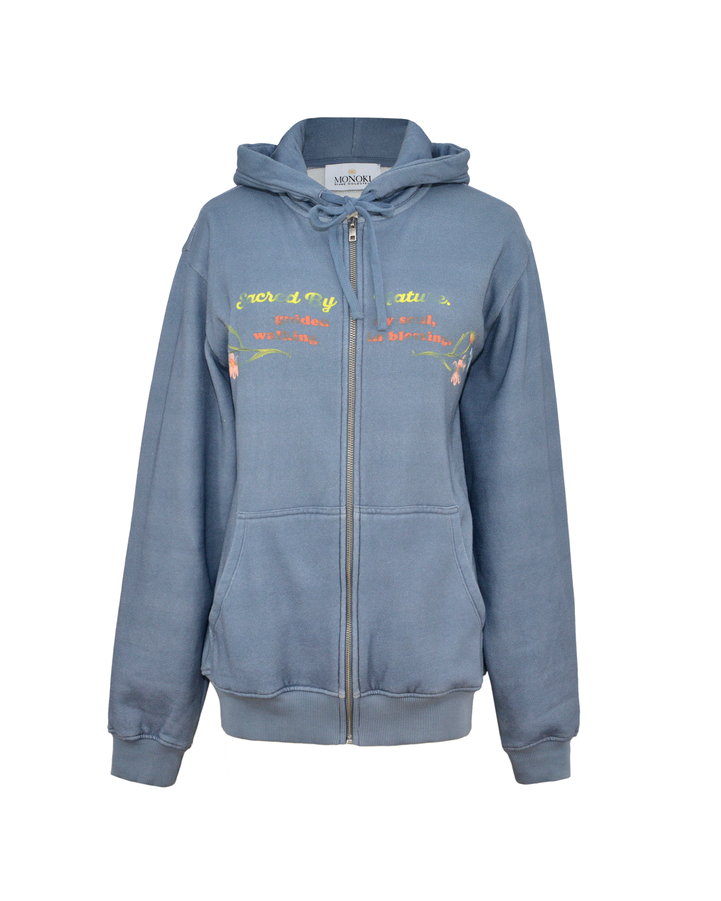 ETERNAL BLOOM HOODIE - BLUE