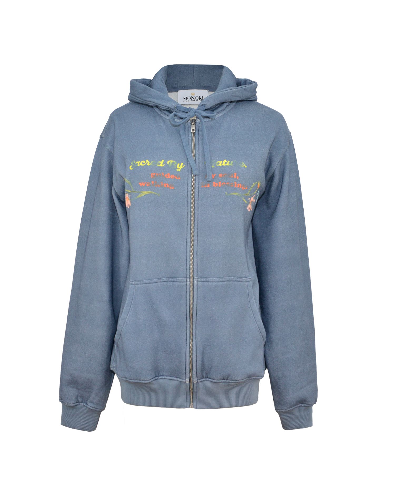 ETERNAL BLOOM HOODIE - BLUE