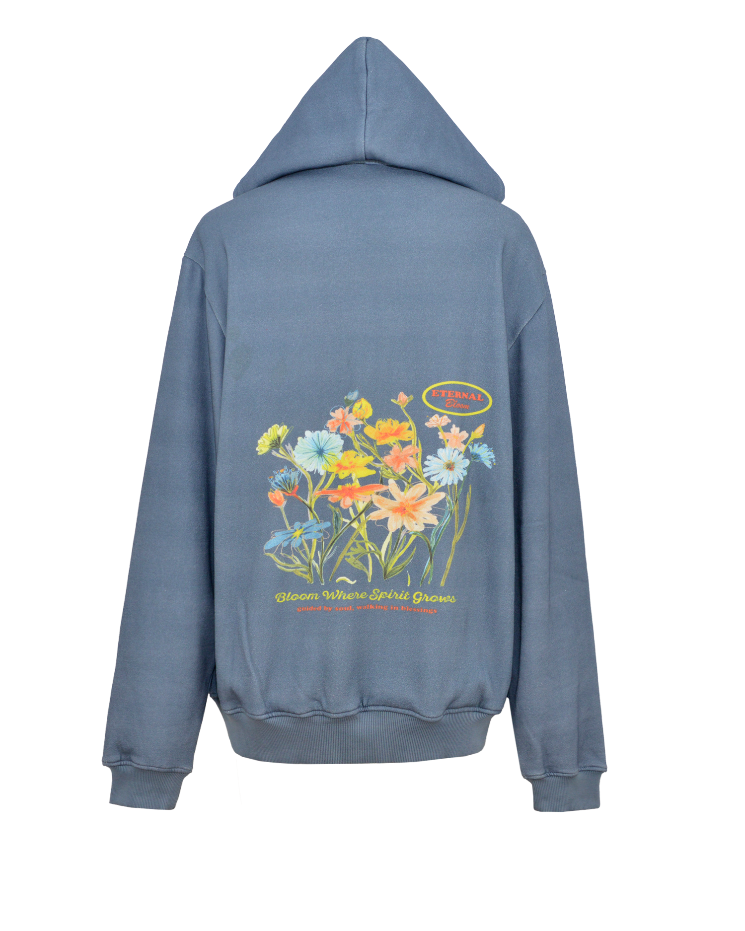 ETERNAL BLOOM HOODIE - BLUE