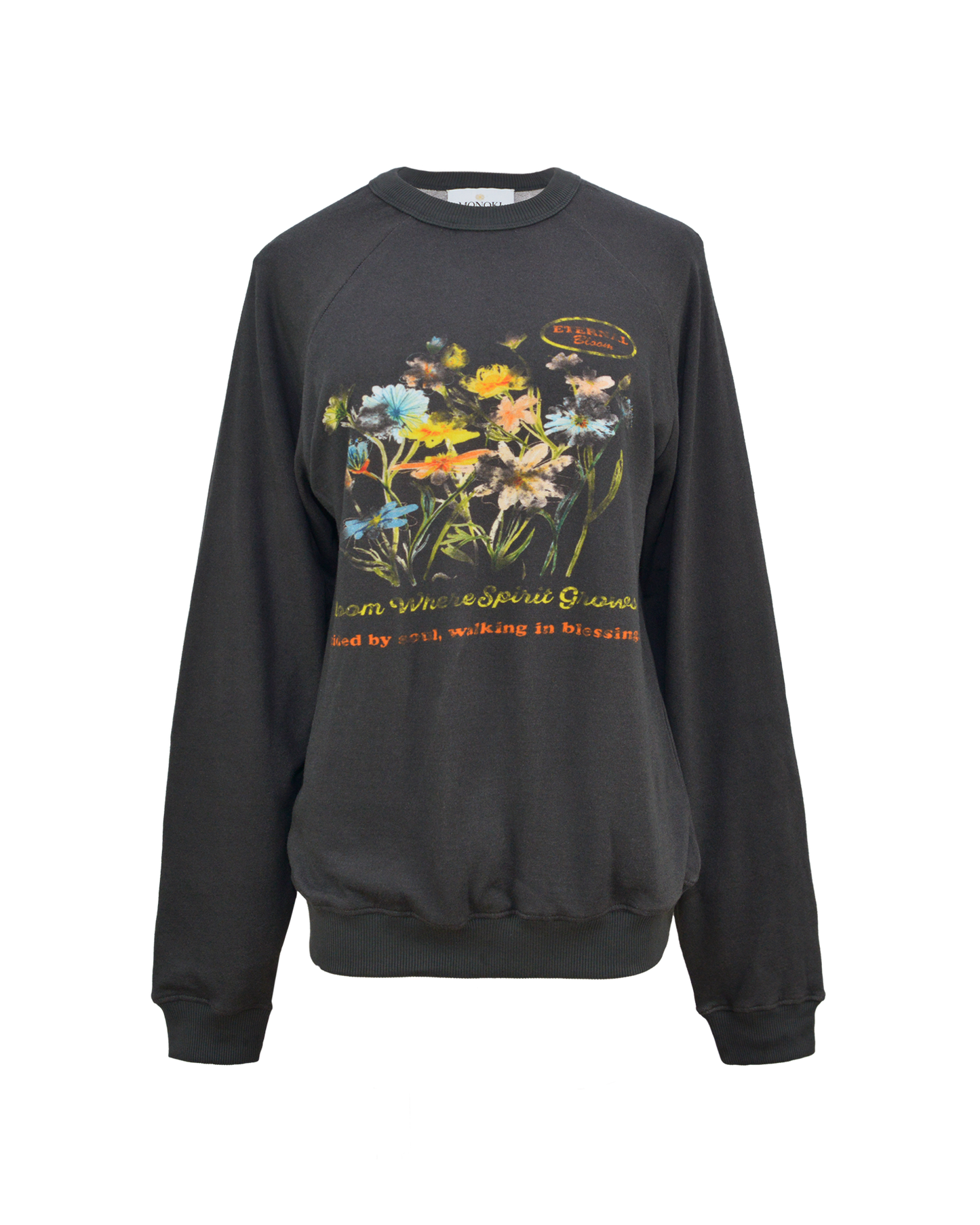 ETERNAL BLOOM SWEATSHIRT - DARK GREY