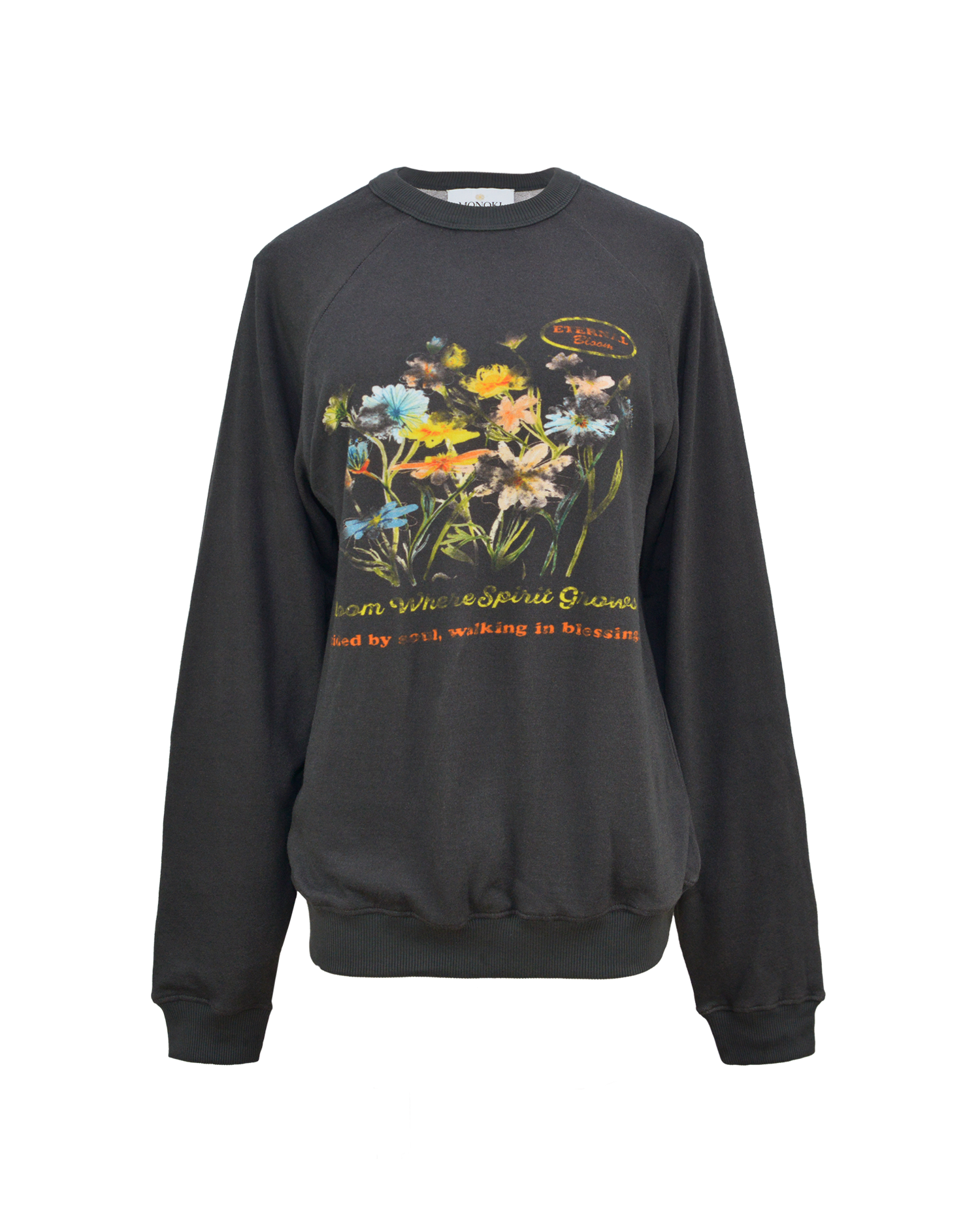 ETERNAL BLOOM SWEATSHIRT - DARK GREY
