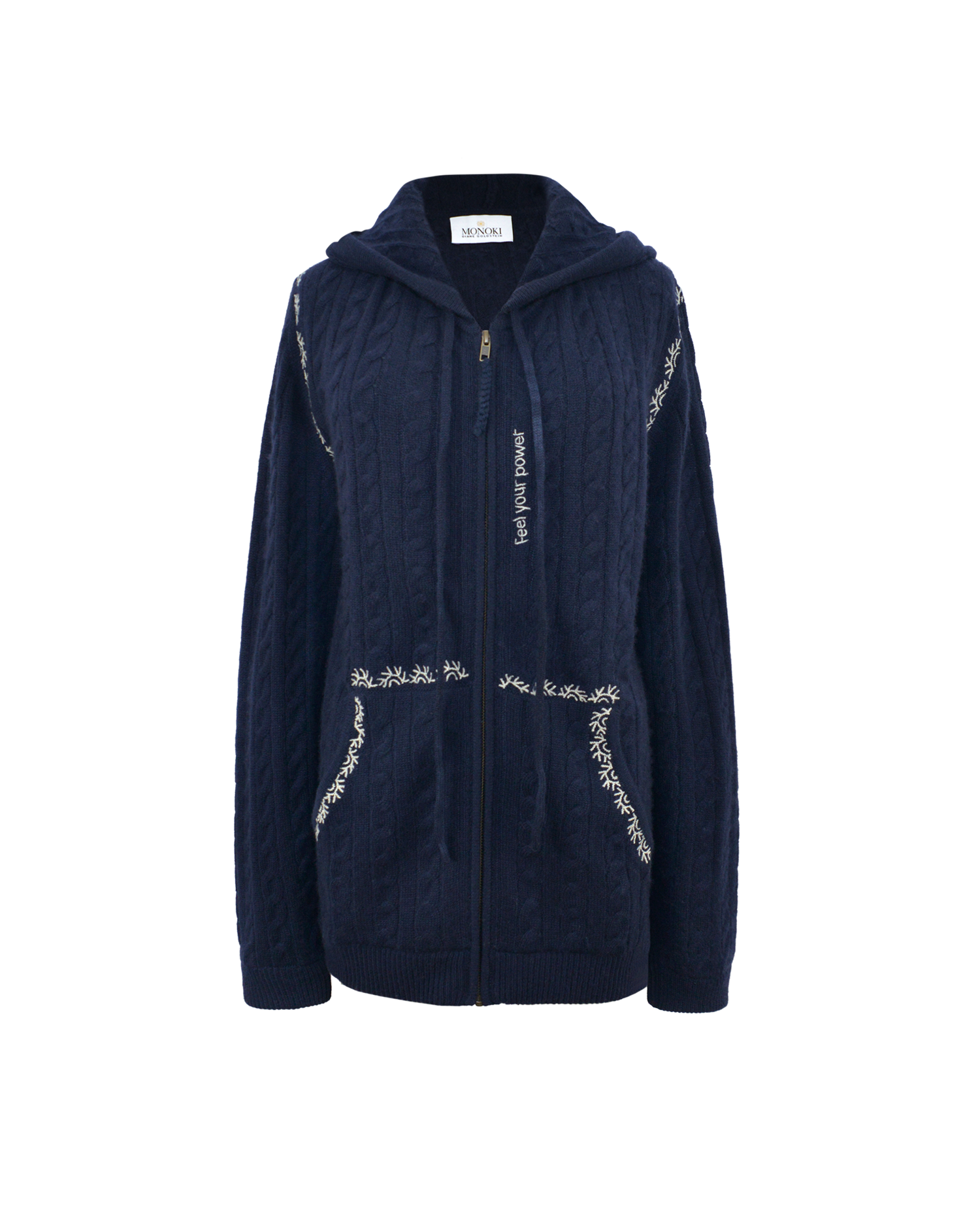 AMA HOODIE - NAVY