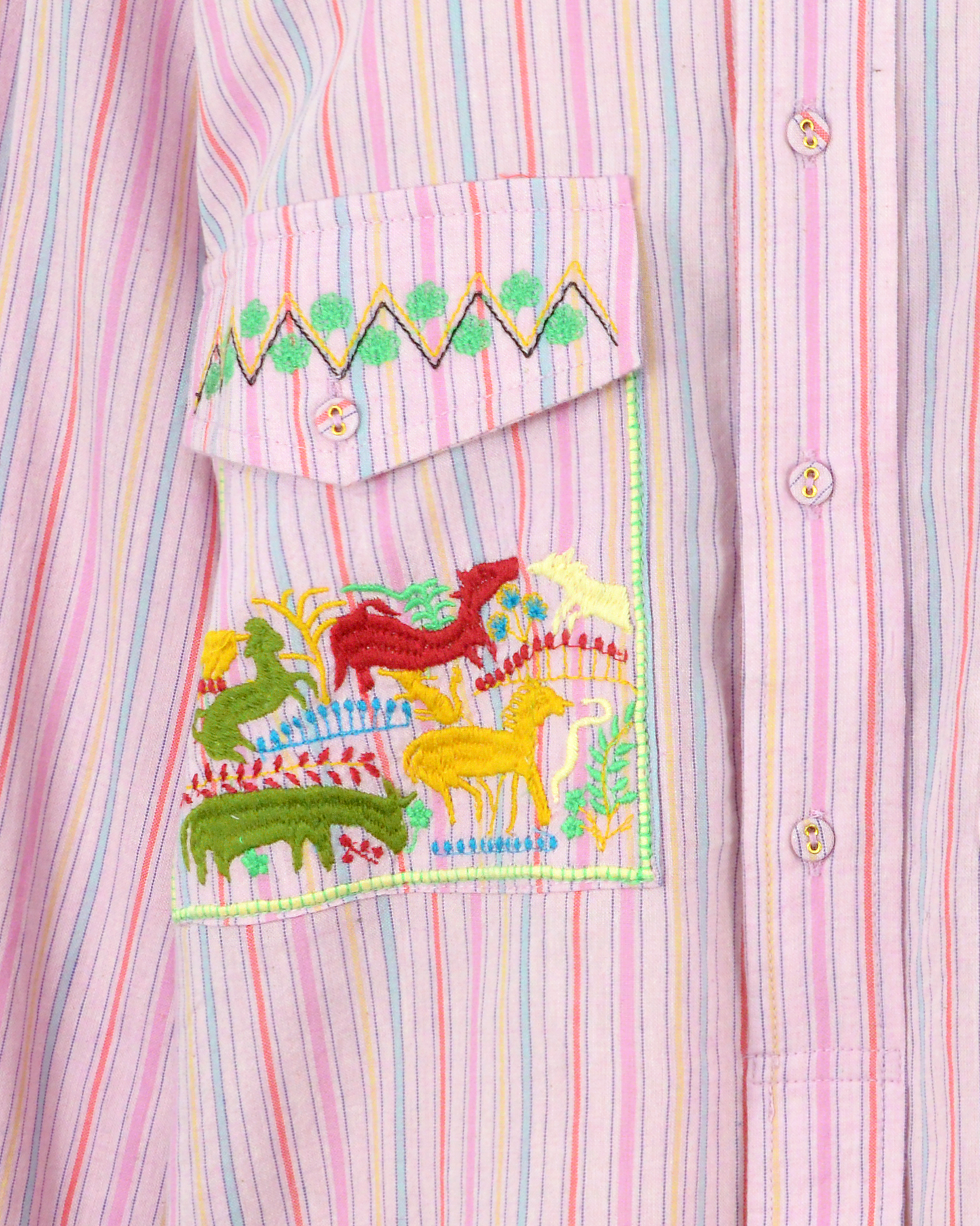 EMPOWER SHIRT - PINK STRIPES