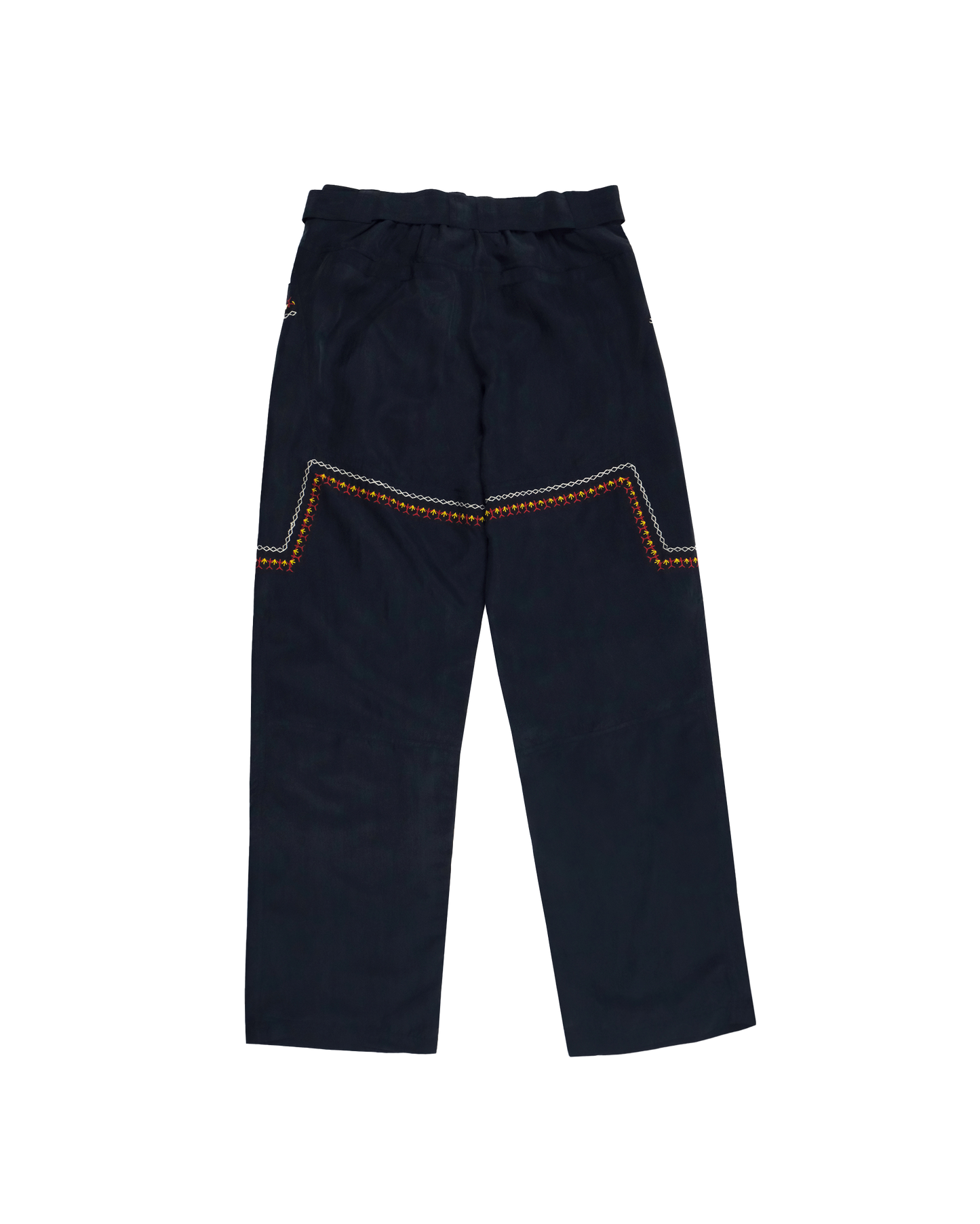 BHUTAN PANTS SILK NAVY