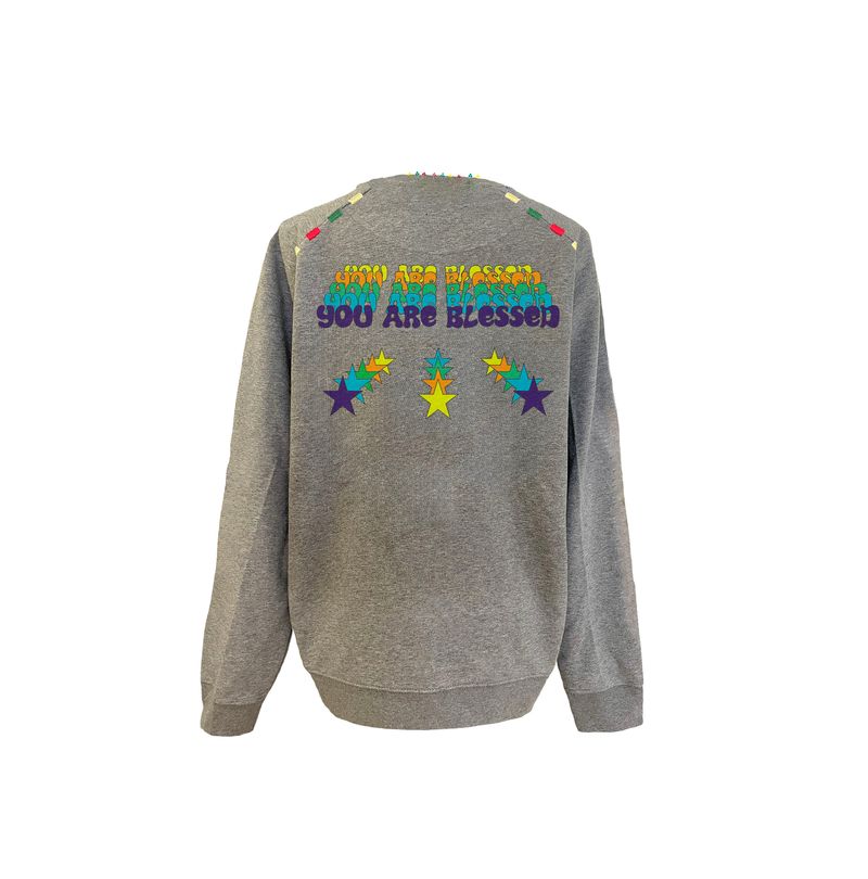 BLESSED GREY SWEATSHIRT