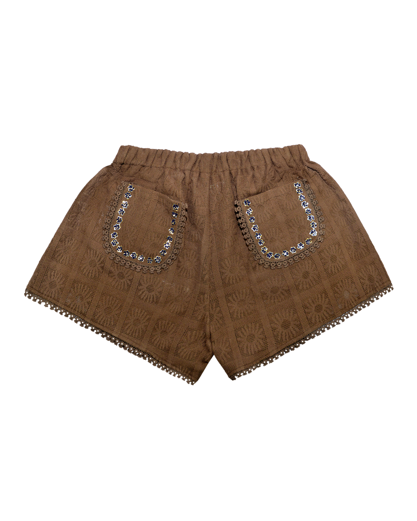 CRYSTAL SHORTS - BROWN
