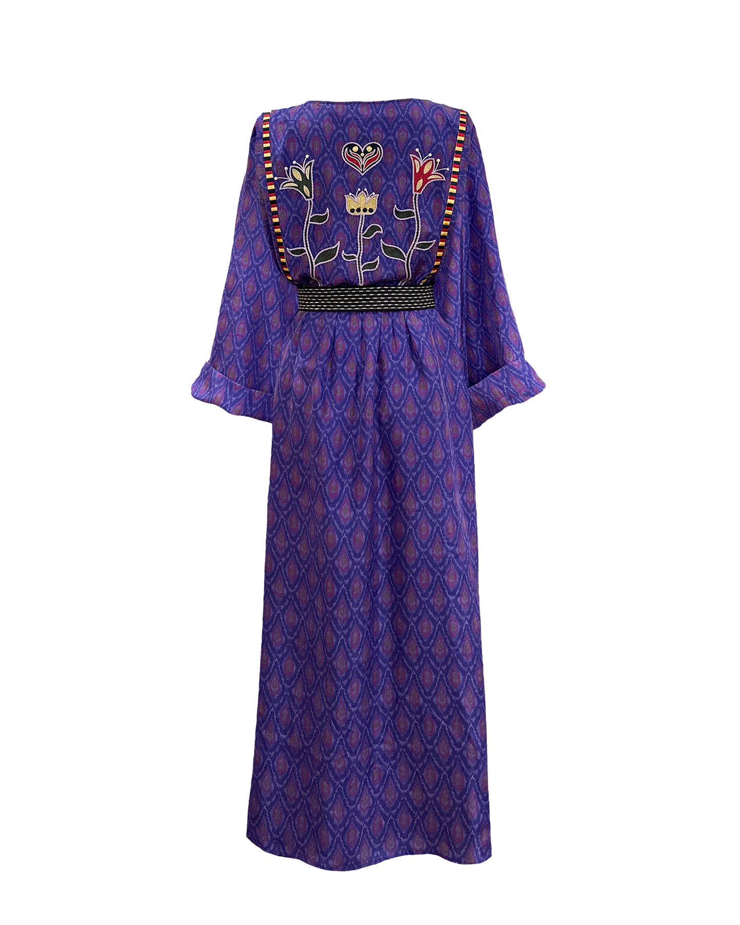 DEVA PURPLE SILK DRESS