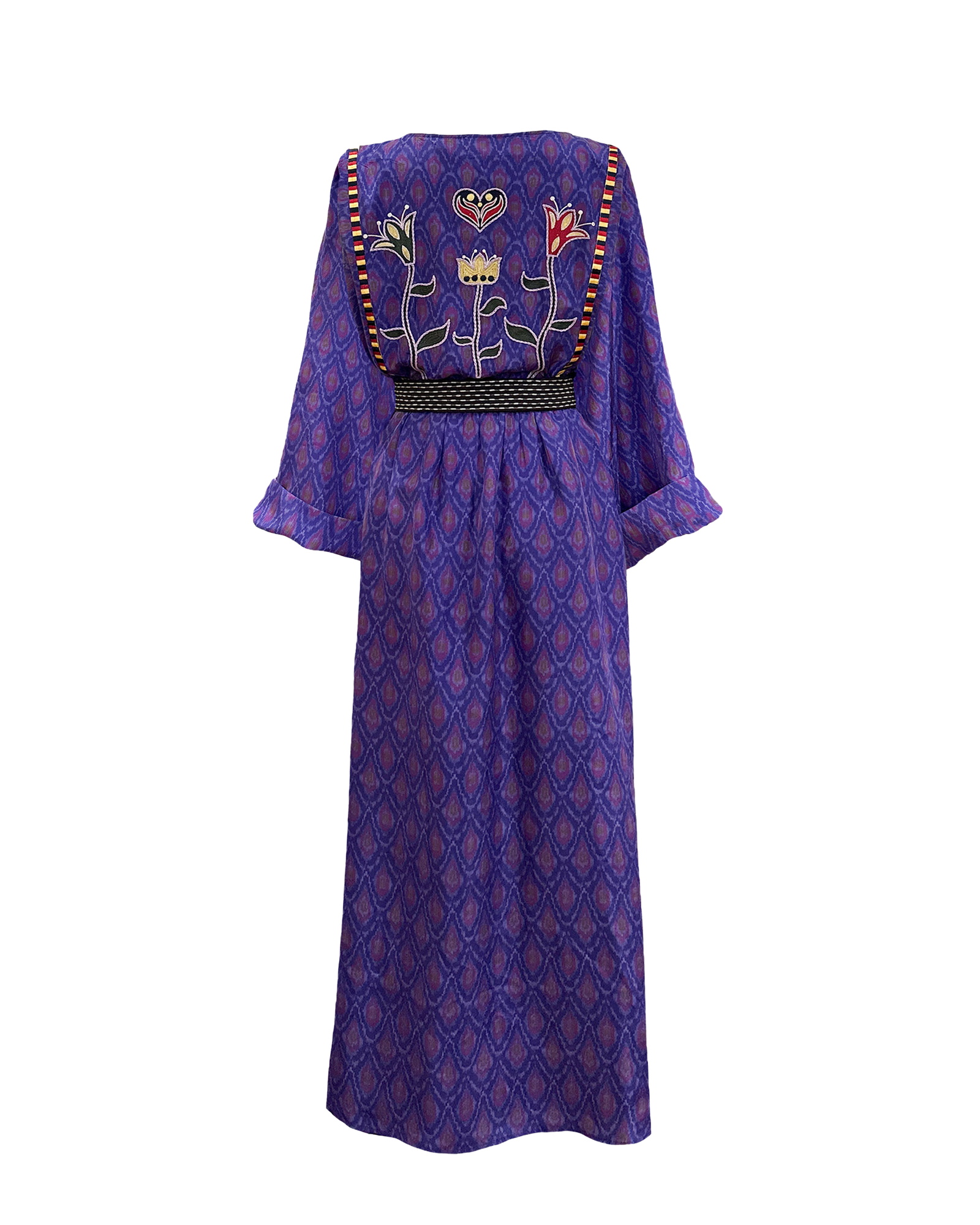 DEVA PURPLE SILK DRESS