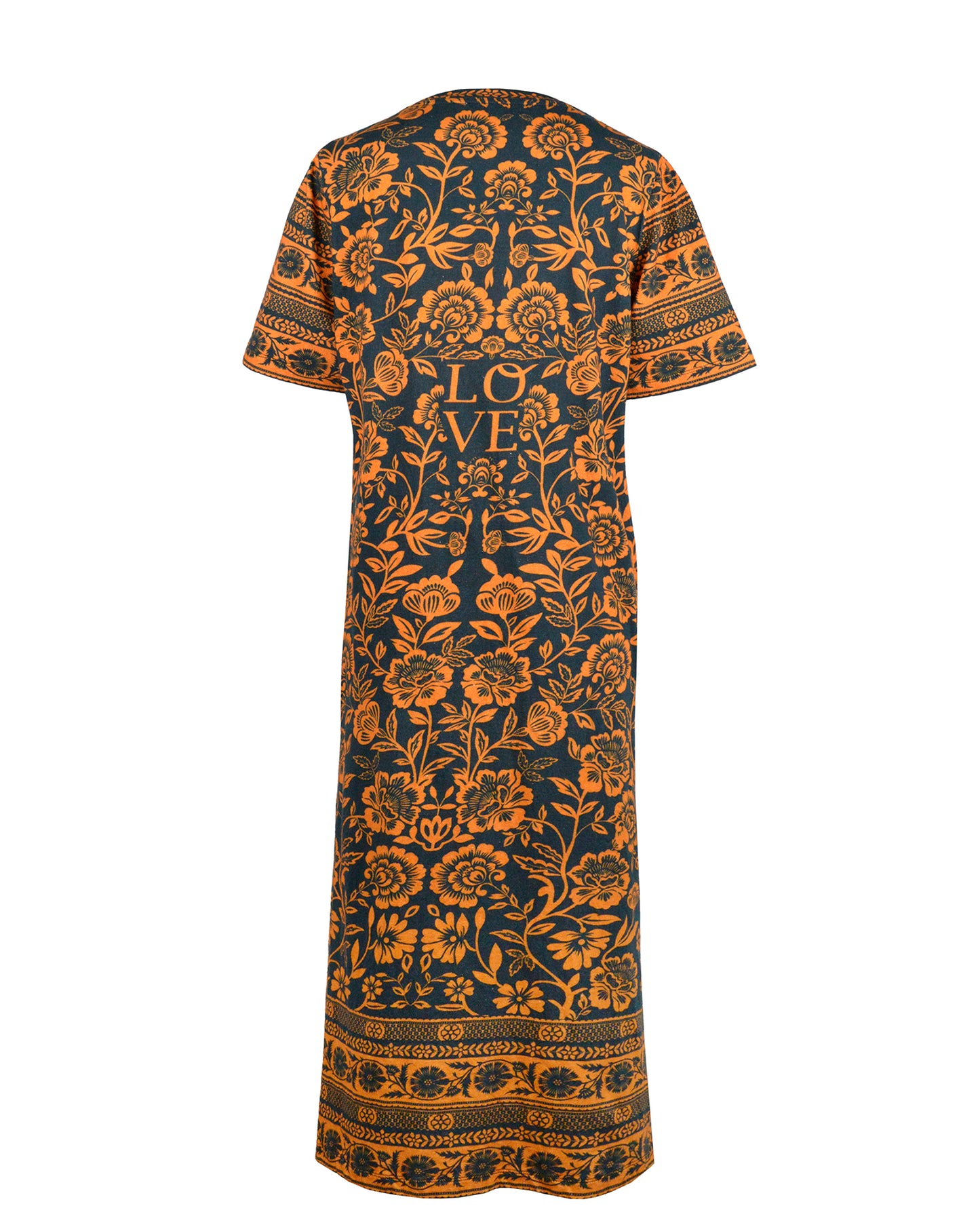 FLOWER BOMB DRESS - DARK GREY