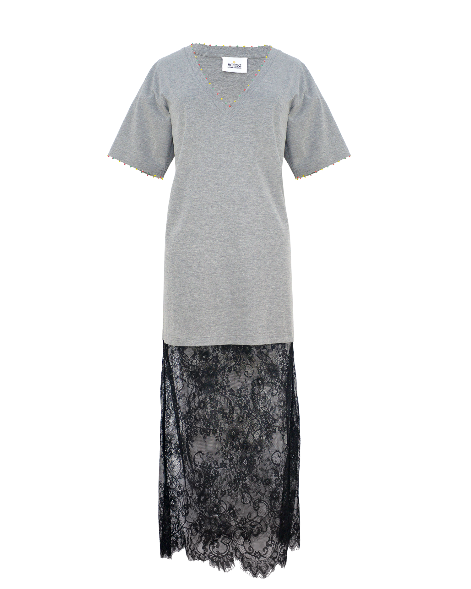 grey dress with lace GODDESS LONG Dresses_Belted Soleia Women's Lime Green STYLE:C02263012