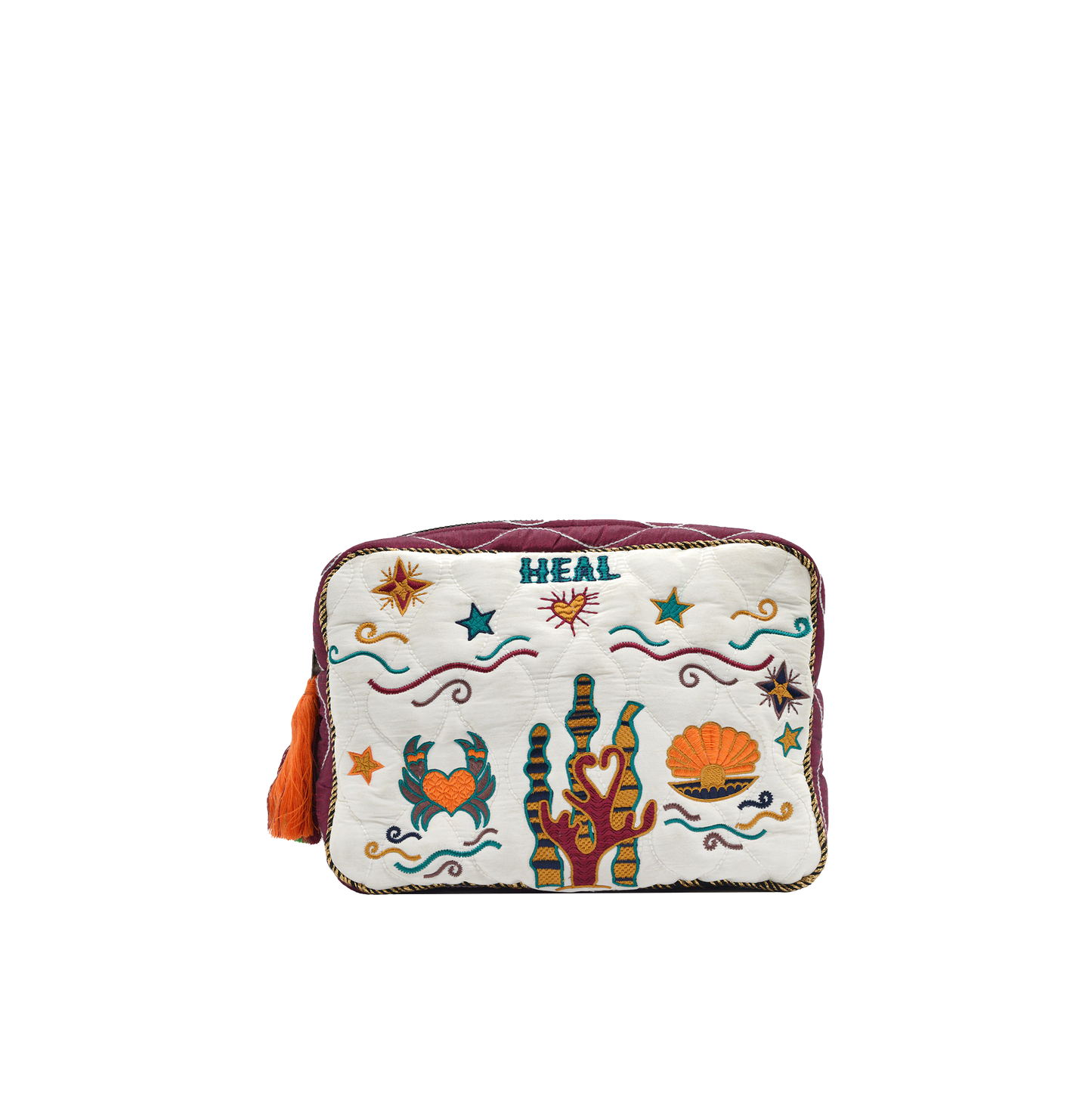 HEAL BIG POUCH - BLACK & WHITE