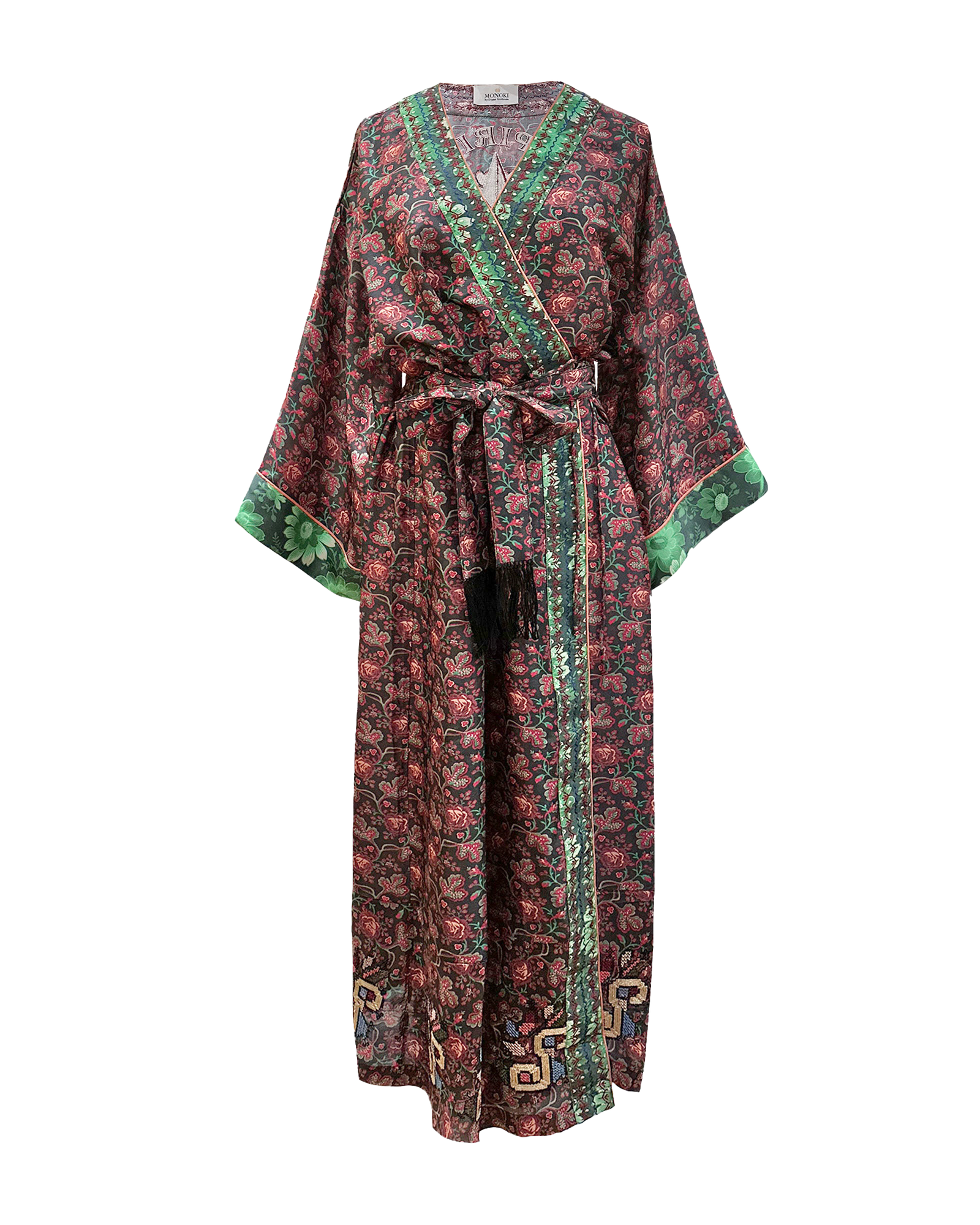 KING PATCHWORK GREEN DRESS