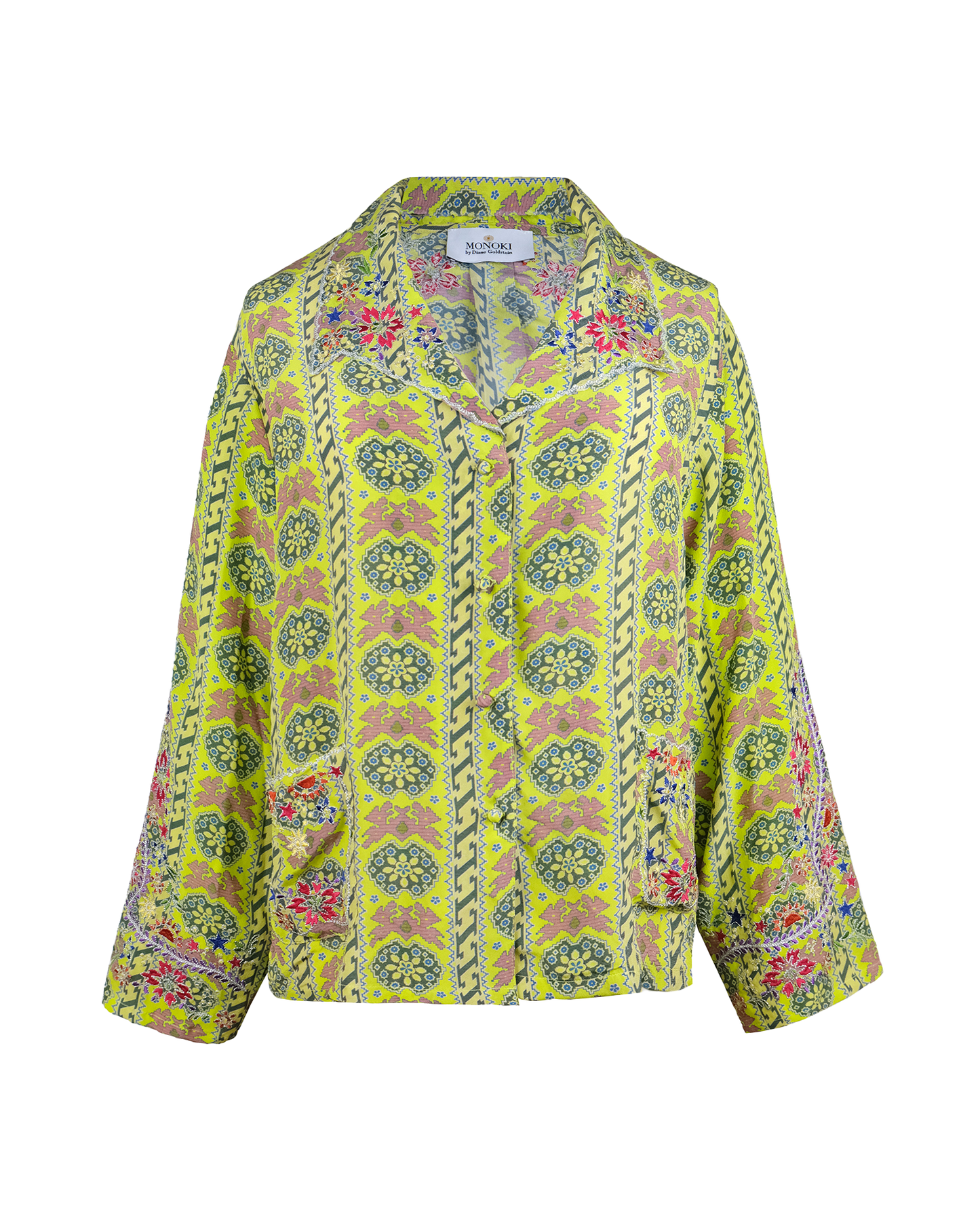 LINGERIE SHIRT PINEAPPLE - YELLOW