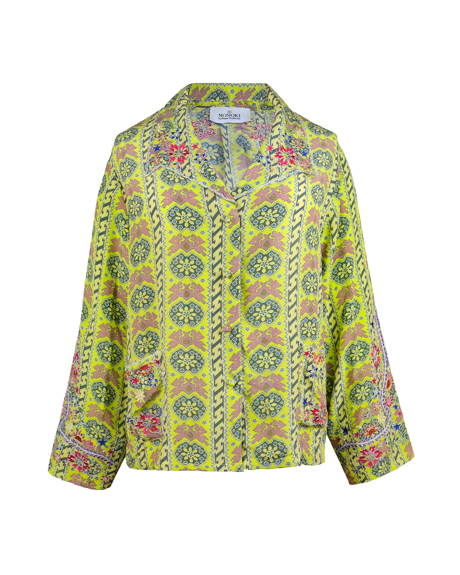 LINGERIE SHIRT PINEAPPLE - YELLOW
