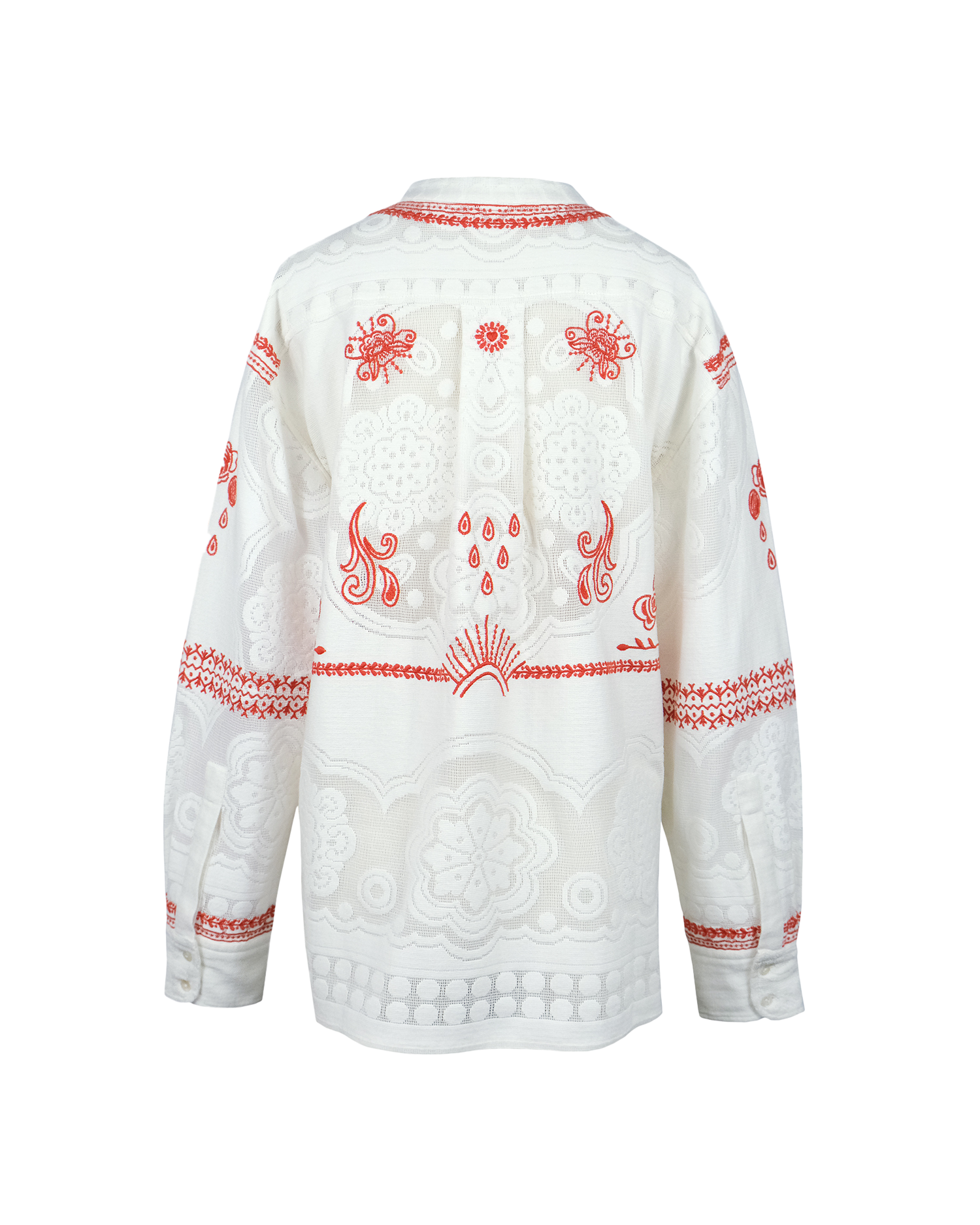 LION MESH SHIRT OFF WHITE