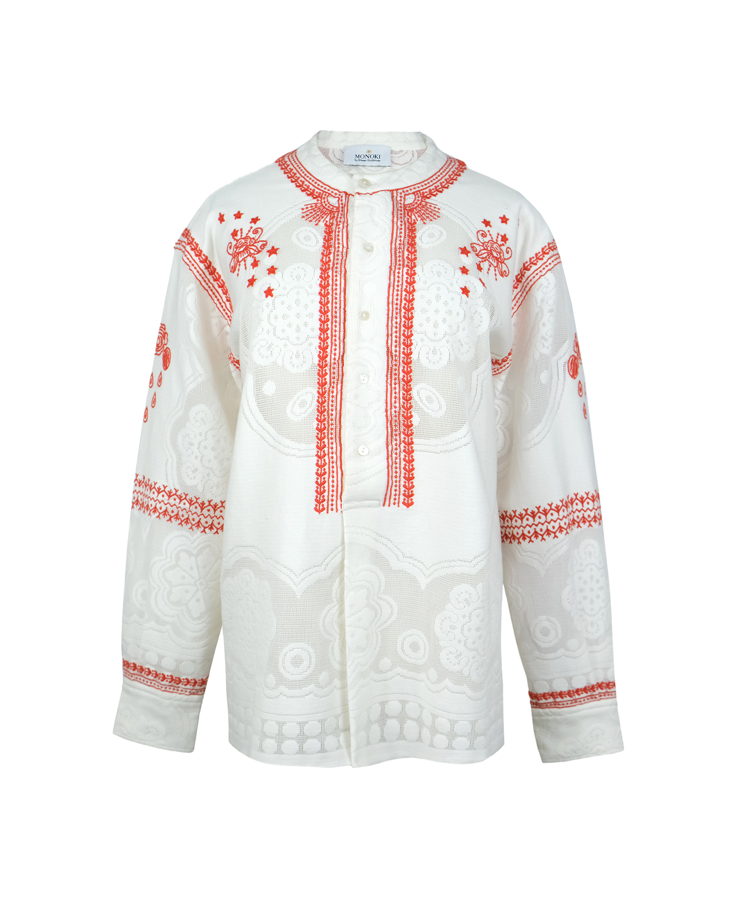 LION MESH SHIRT OFF WHITE