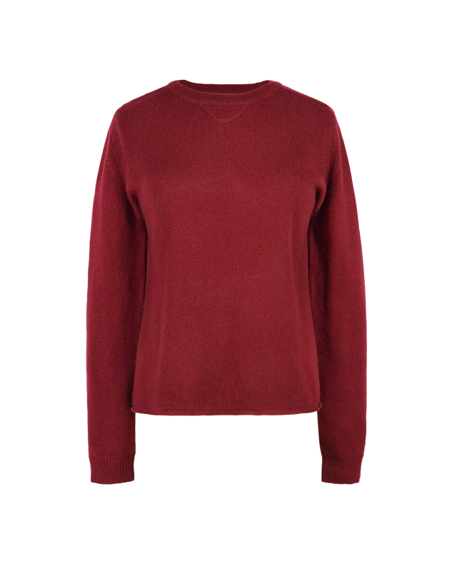 LOVE SWEATER - BURGUNDY