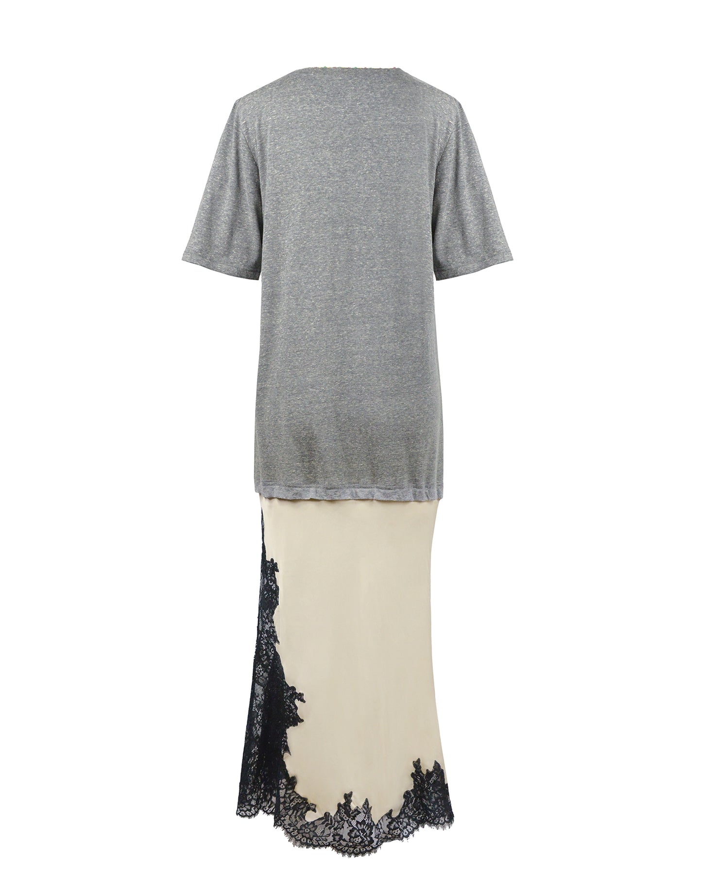 PIZZA DRESS - WHITE